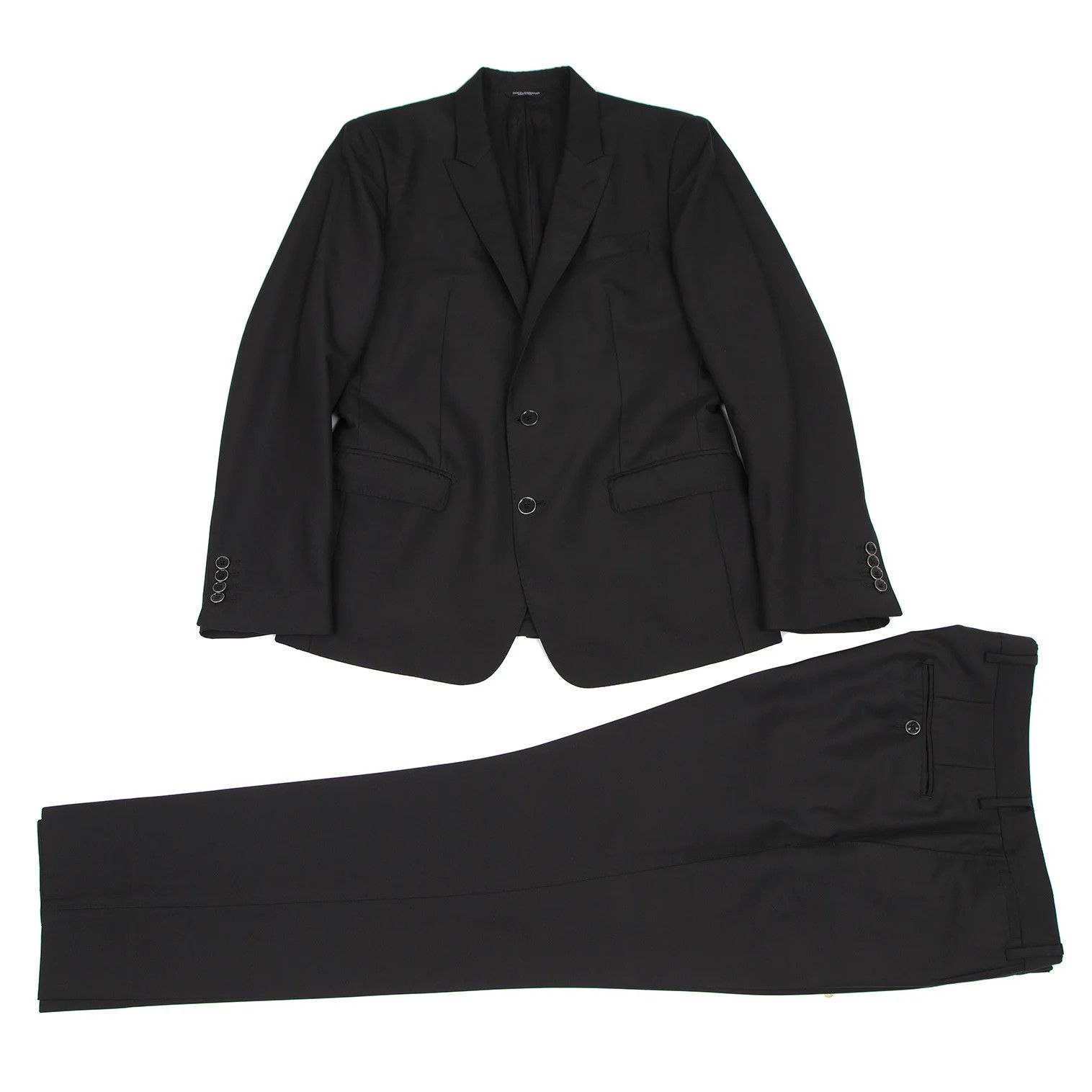 Dolce & Gabbana Wool Silk Peak Lapel Jacket in Black Size 48 Size US M / EU 48-50 / 2 - 15 Thumbnail