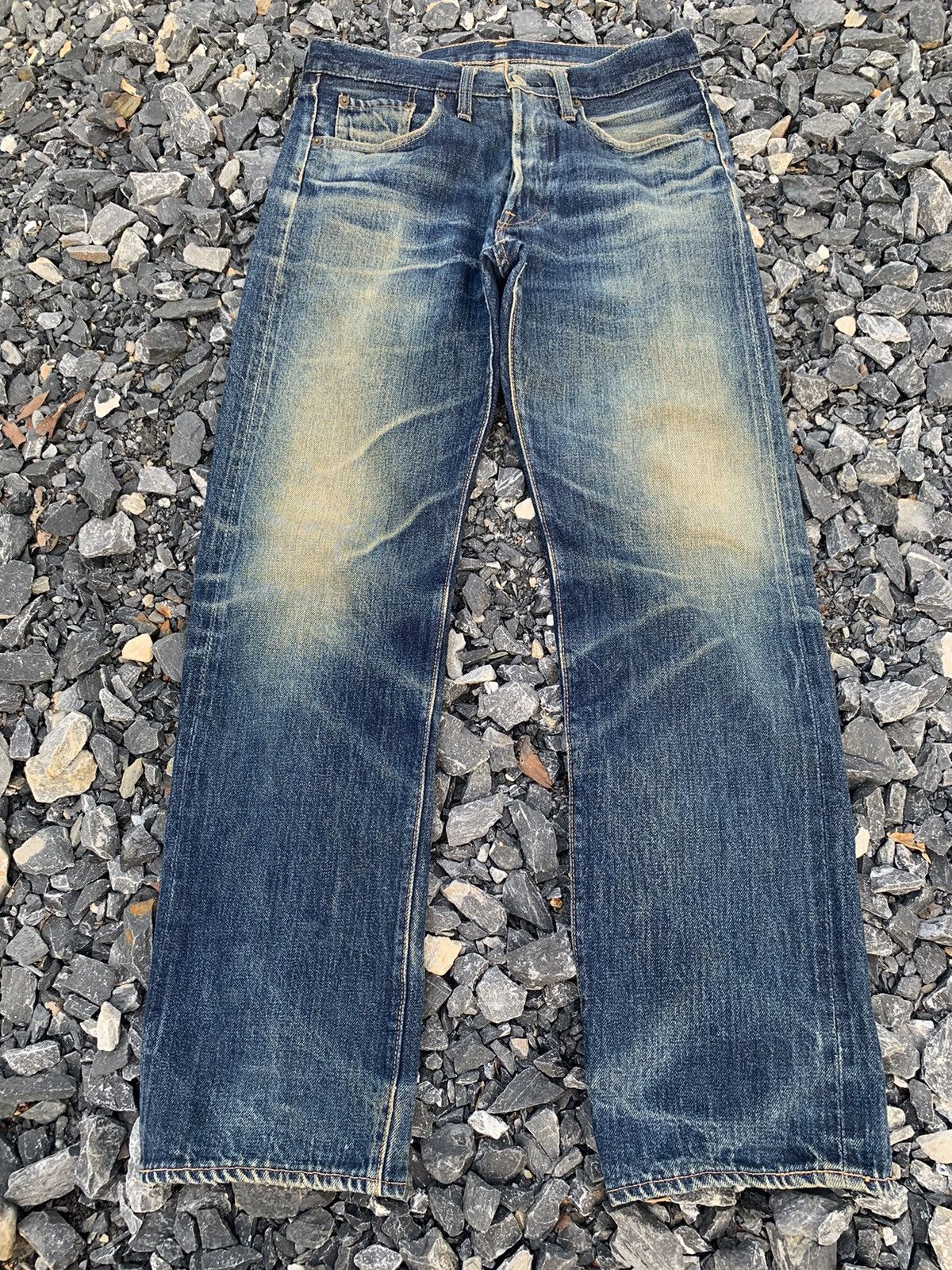 Denime VINTAGE DENIME SELVEDGE RUSTY JAPANESE DISTRESSED DENIM Size US 30 / EU 46 - 3 Thumbnail