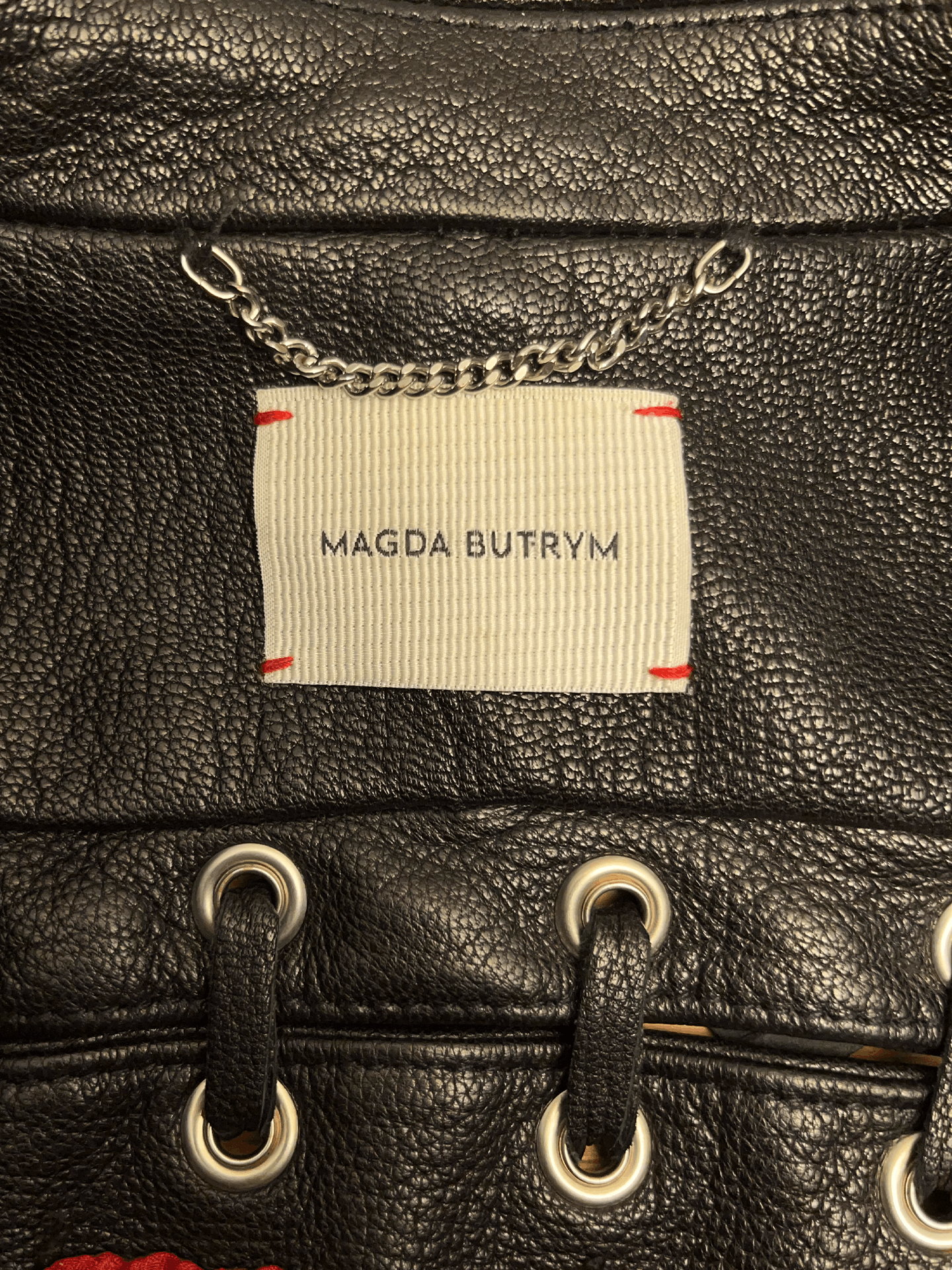 Magda Butrym Magda Butrym cropped biker jacket Size M / US 6-8 / IT 42-44 - 4 Thumbnail