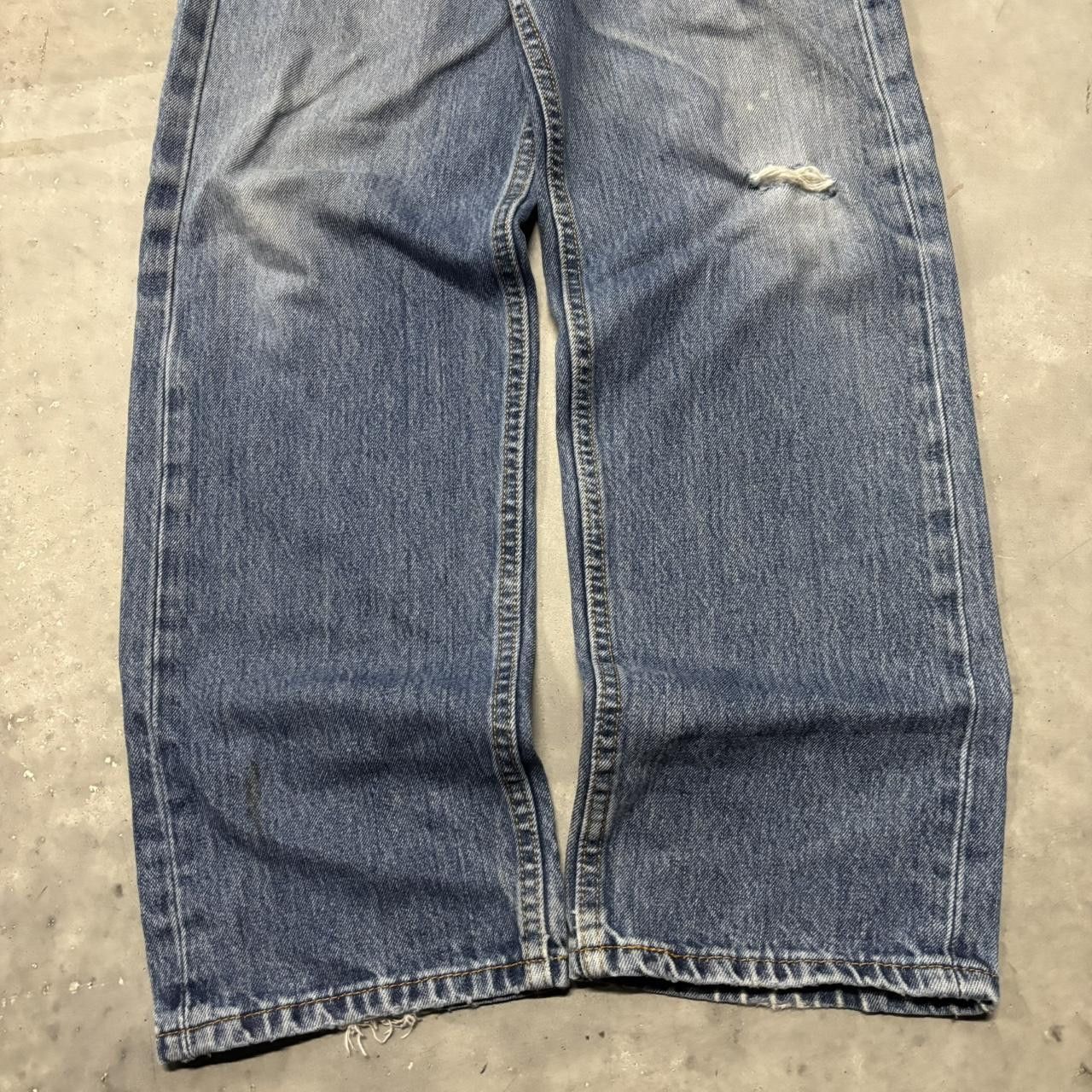 Levi's × Vintage Crazy Vintage Y2K/2000s Grunge Levis Medium Wash Essential Denim Jeans! Size US 36 / EU 52 - 6 Thumbnail