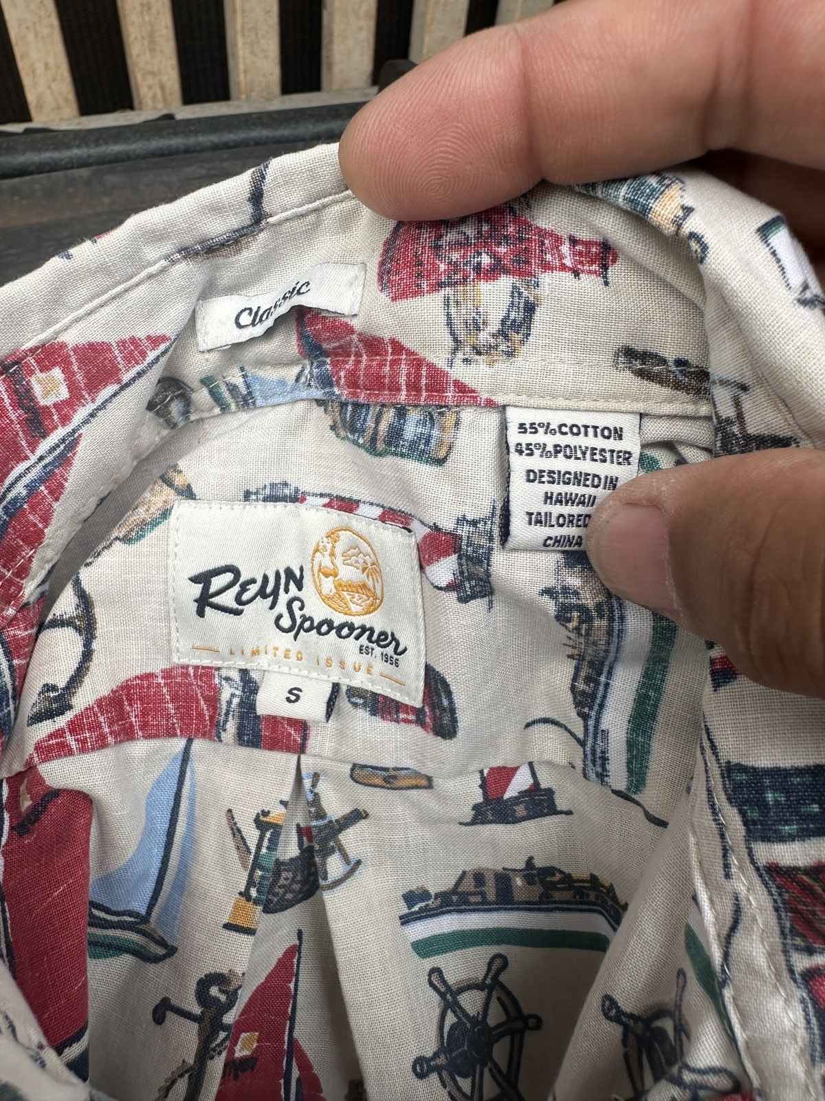 Reyn Spooner PreOwned Reyn Spooner Hawaiian Print Multicolored Men's S Size US S / EU 44-46 / 1 - 4 Thumbnail
