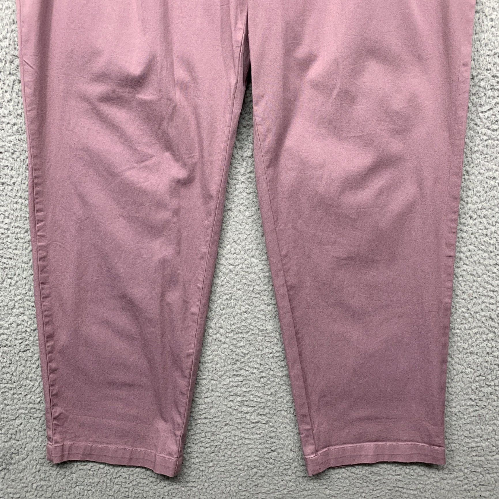 Vintage A New Day Women's Pants Size 16 High-Rise Relaxed Fit Tapered Ankle Lilac NWOT Size 38" / US 16 / IT 52 - 3 Thumbnail