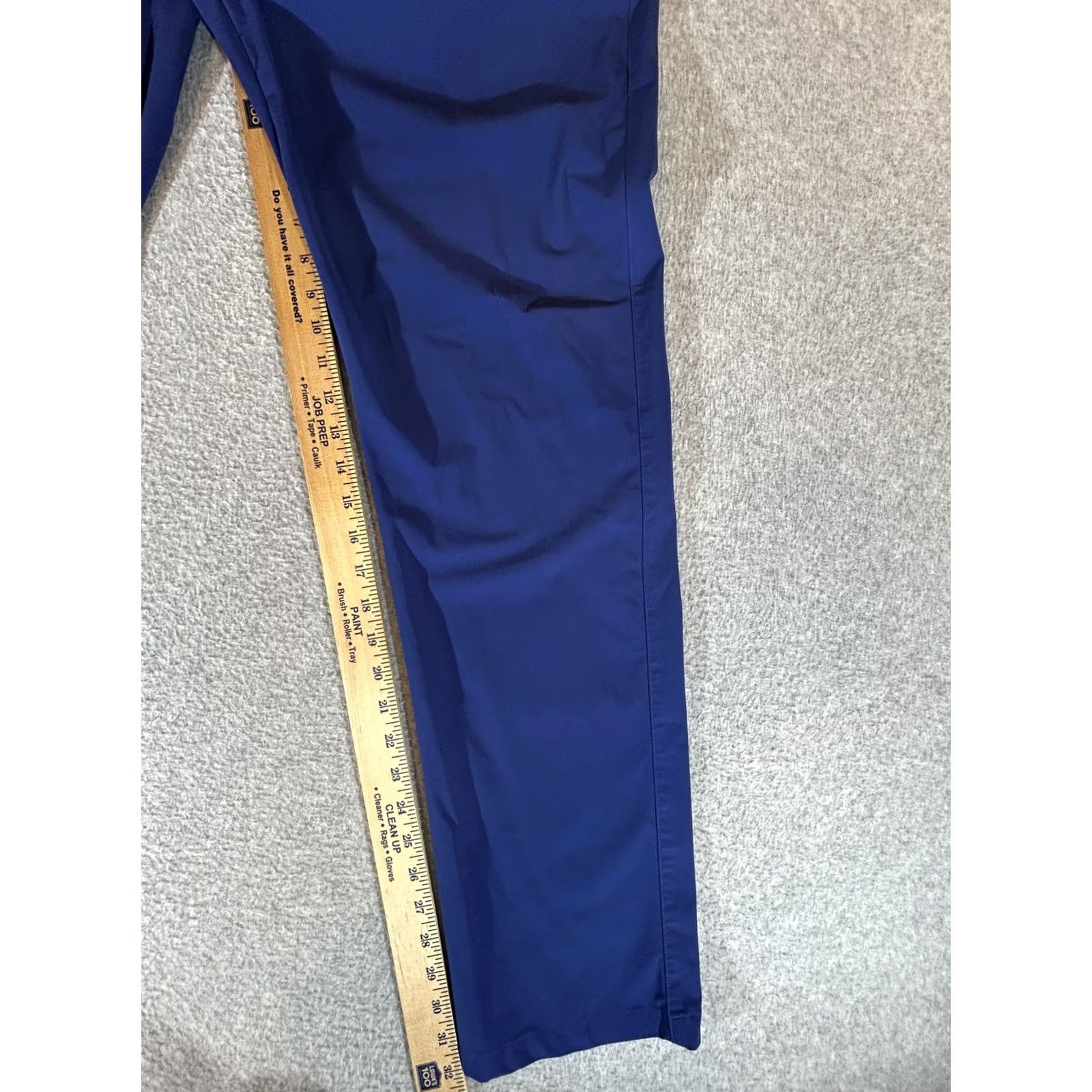 Vintage Greyson Mens Chino Pants 36x32 Blue Lightweight Stretch Flat Front Golf Casual Size US 36 / EU 52 - 3 Thumbnail