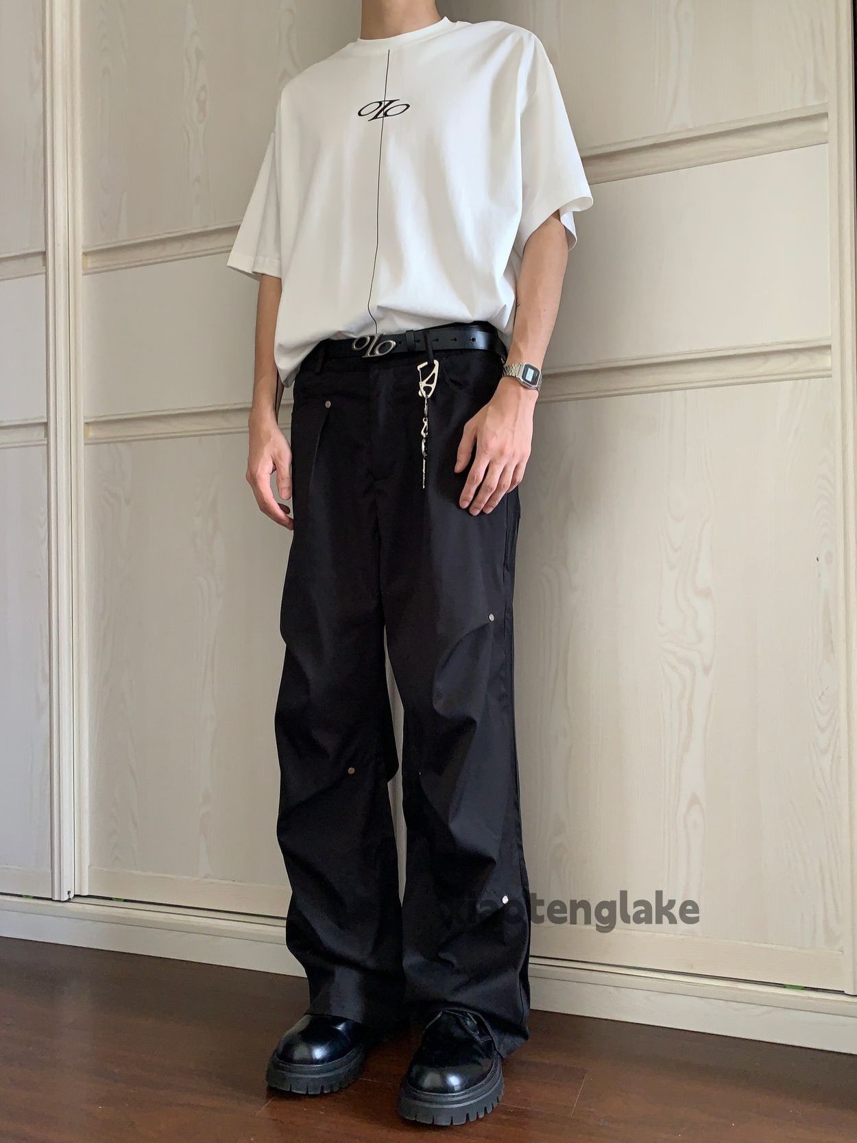 Designer × Japanese Brand × Vintage utility outdoor loose baggy pleated yuppie pants Size US 32 / EU 48 - 5 Thumbnail