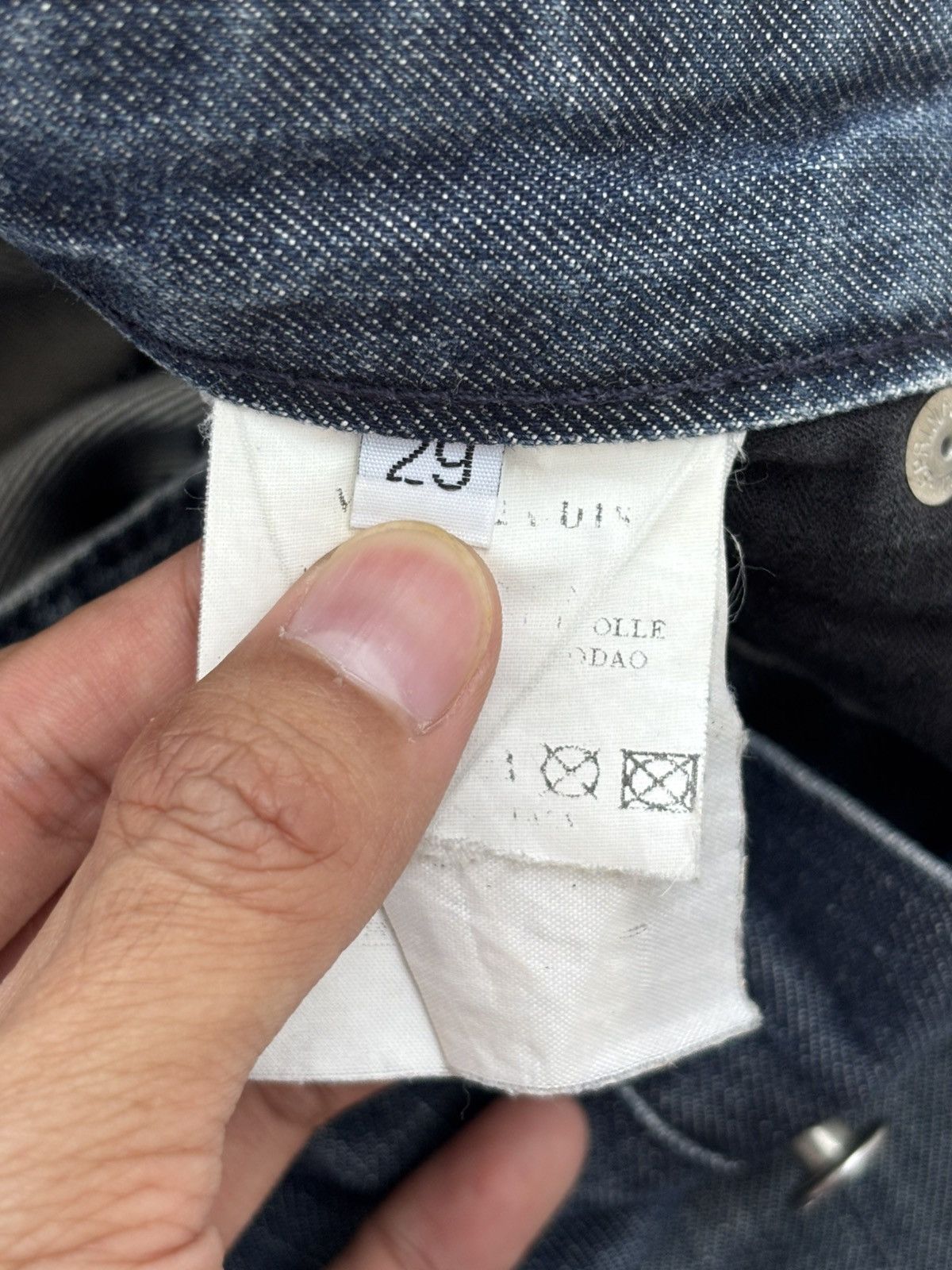 Raf Simons RAF Raw Indigo Denim Jeans Size US 29 - 10 Thumbnail