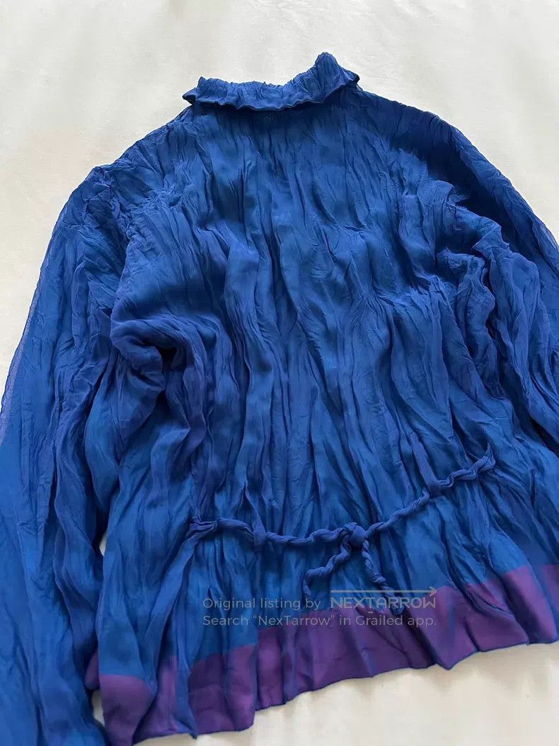Issey Miyake Issey Miyake Blue Skirt Size 25" / US 0 / IT 36 - 8 Thumbnail