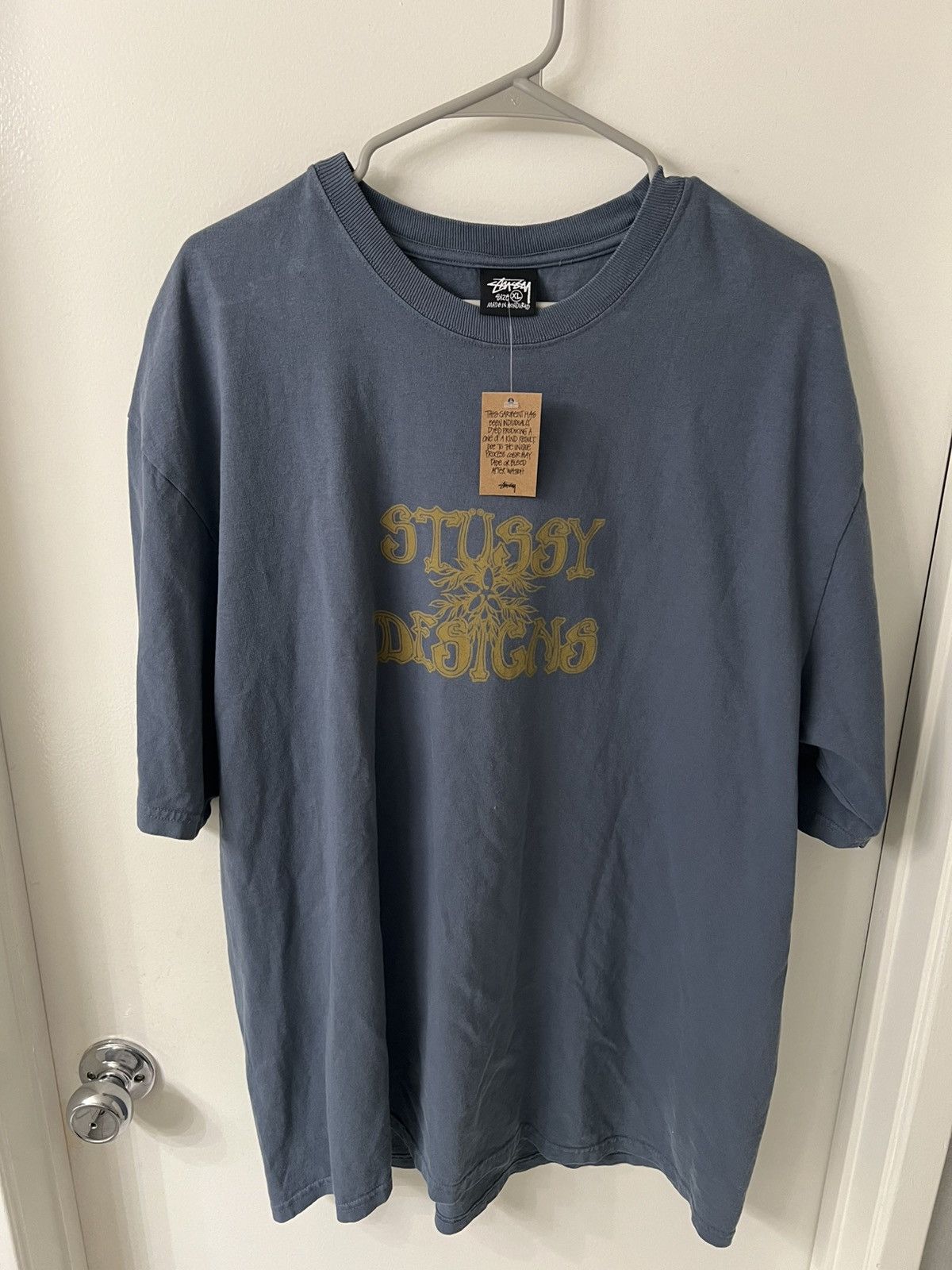 Stussy Stussy wes palms navy tee brand new Size US XL / EU 56 / 4 - 1 Thumbnail