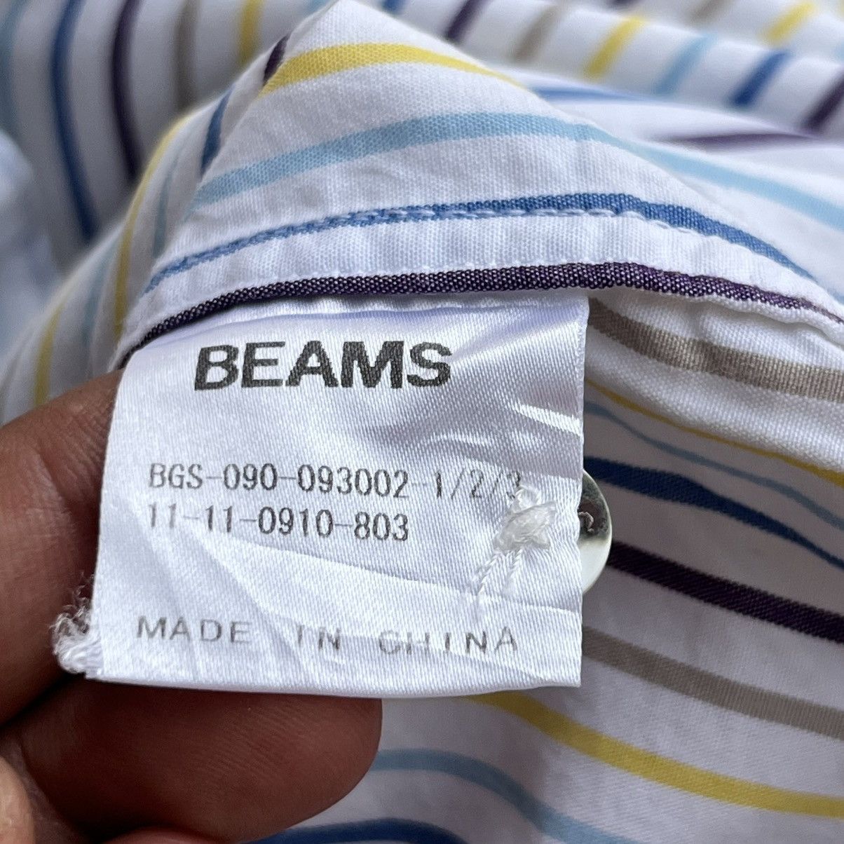 Beams Plus BEAMS JAPAN BUTTON LONG SLEEVE SHIRT STRIPES 2 LAYER Size US M / EU 48-50 / 2 - 7 Thumbnail