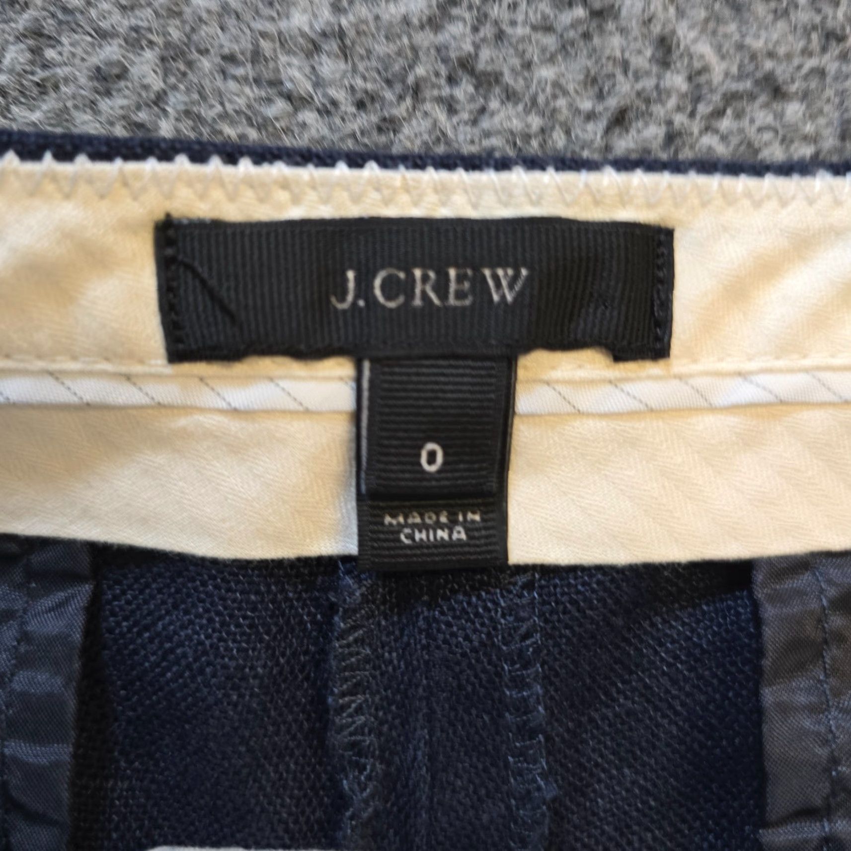 J.Crew J.CREW Pants Womens 0 Blue Linen Tapered Flat Front Cuffed Career Casual Summer Spring Fall Womens Size 25" / US 0 / IT 36 - 4 Thumbnail