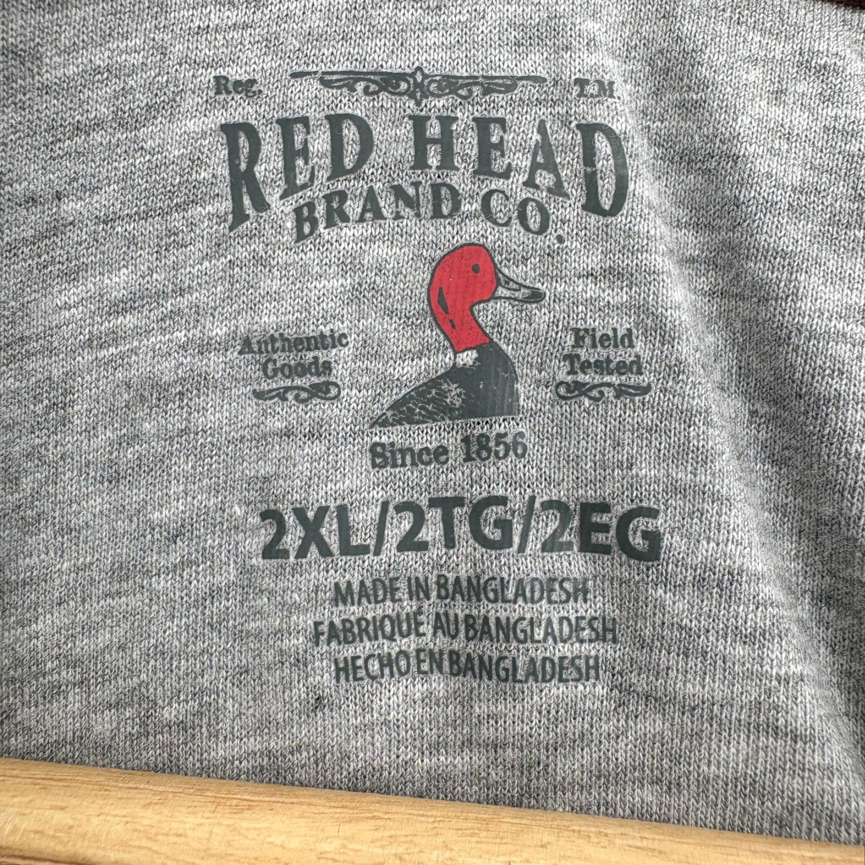 Vintage RedHead Henley Shirt Mens 2XL Red Thermal Waffle Knit Long Sleeve Workwear NWT Size US XXL / EU 58 / 5 - 4 Thumbnail