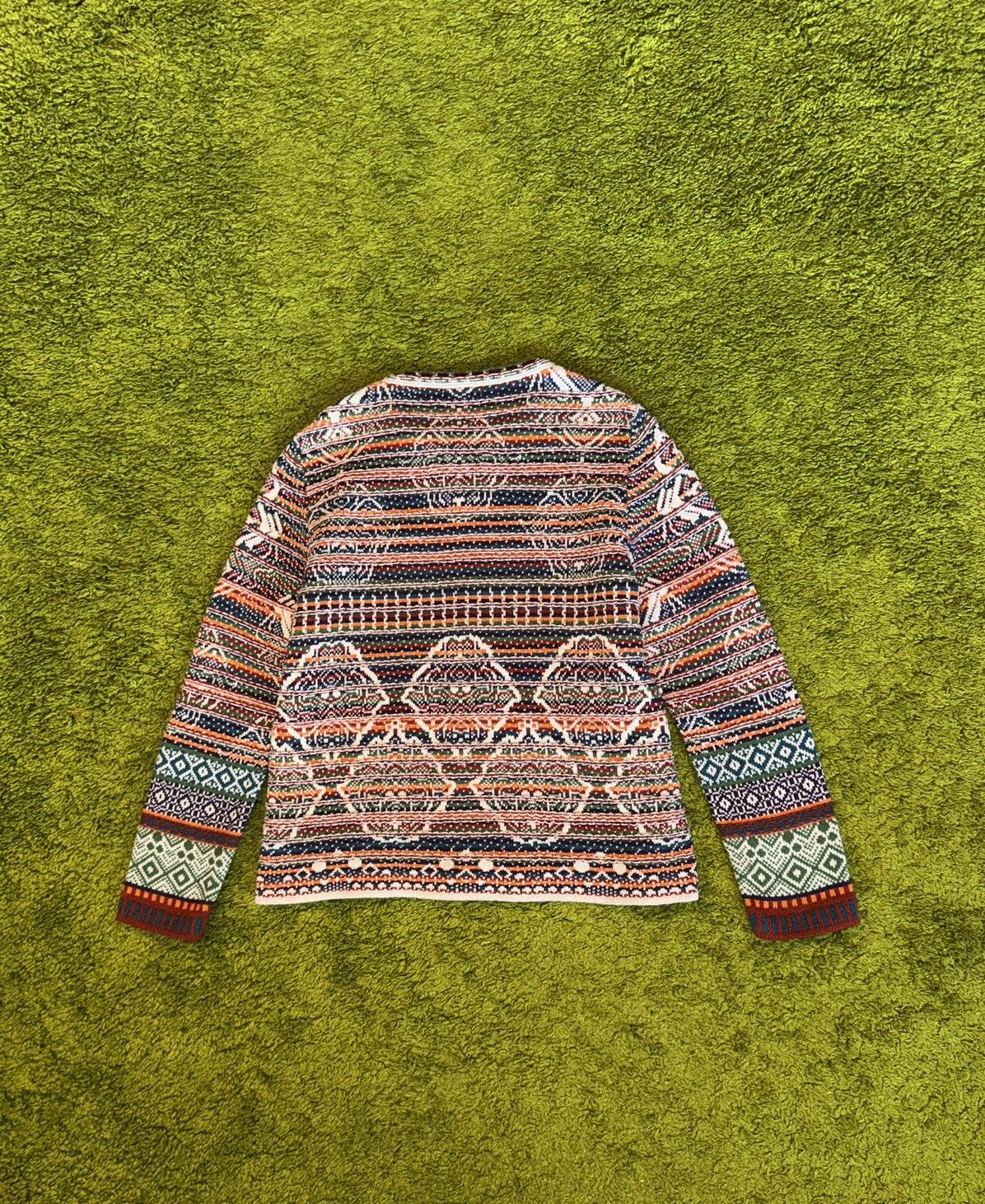 Designer Ivko avant garde wool blend coloured zip cardigan sweater Size S / US 4 / IT 40 - 2 Thumbnail