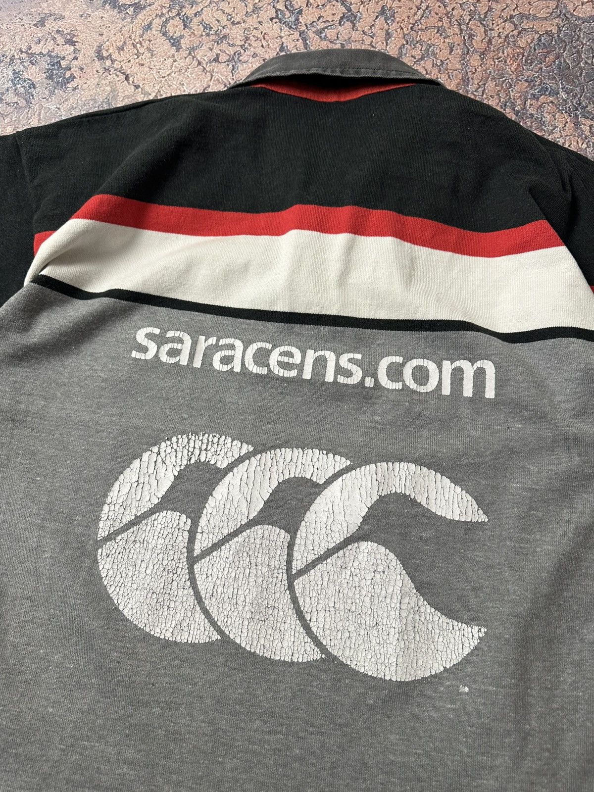 Canterbury of New Zealand Vintage Canterbury Saracens Rugby Jersey Tee Shirt Size US M / EU 48-50 / 2 - 6 Thumbnail