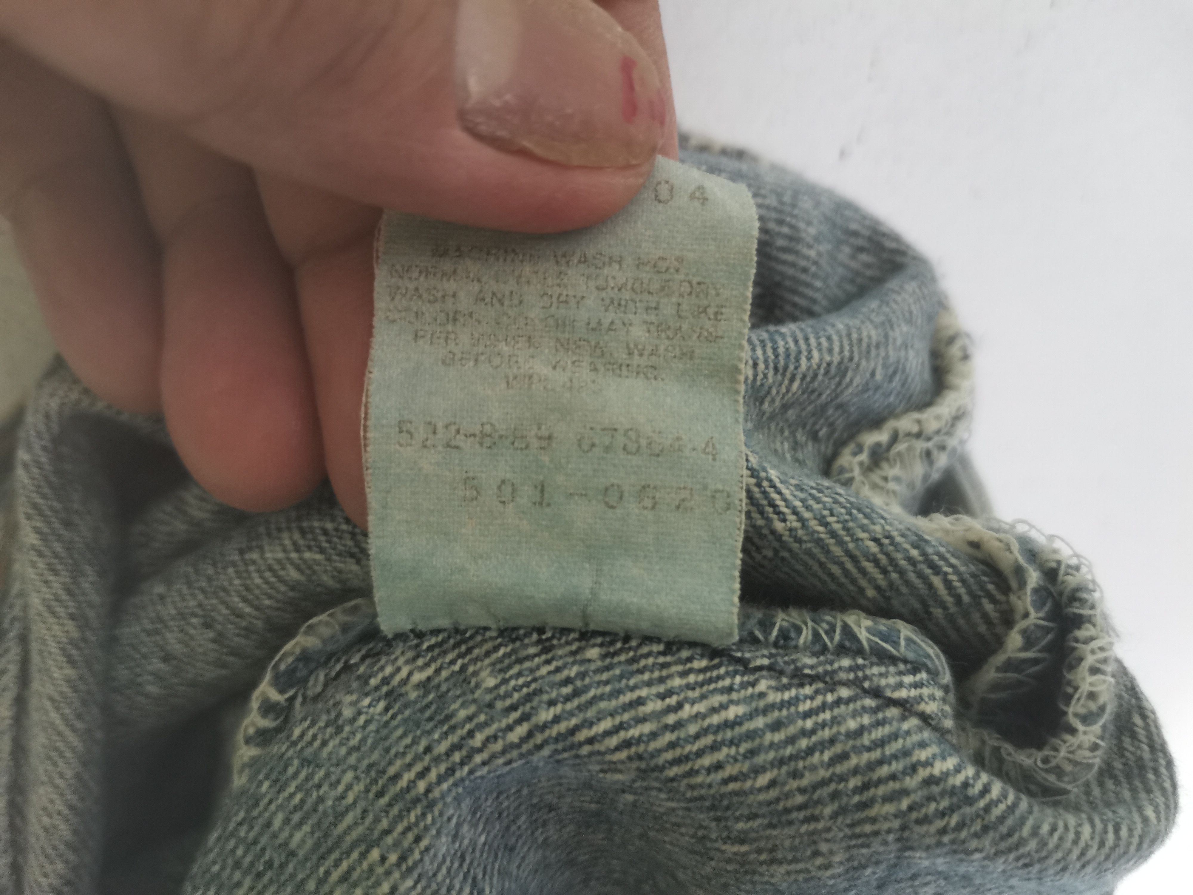 Levi's Vintage Clothing × Vintage Rare vintage 80s Levi's asicd wash denim Size US 32 / EU 48 - 8 Thumbnail