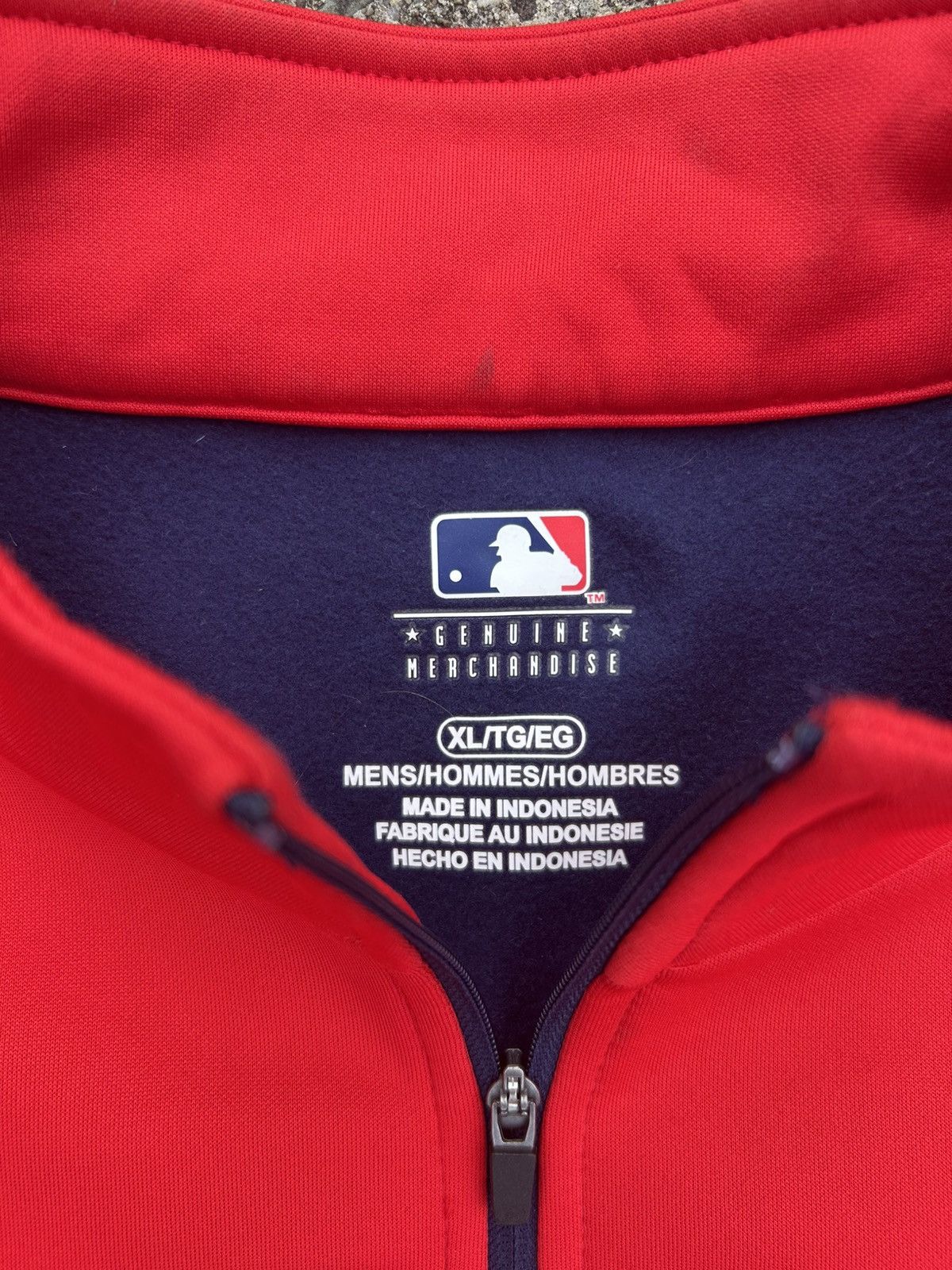 MLB MLB Washington Nationals Quarter Zip Size US XL / EU 56 / 4 - 3 Thumbnail
