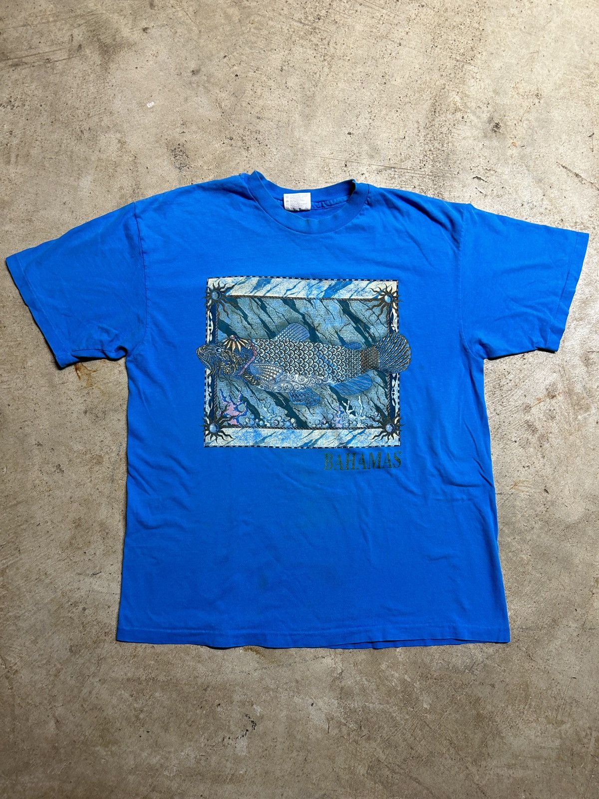 Vintage Vintage 80s Bahamas Fish Nature Animal Tee Grailed