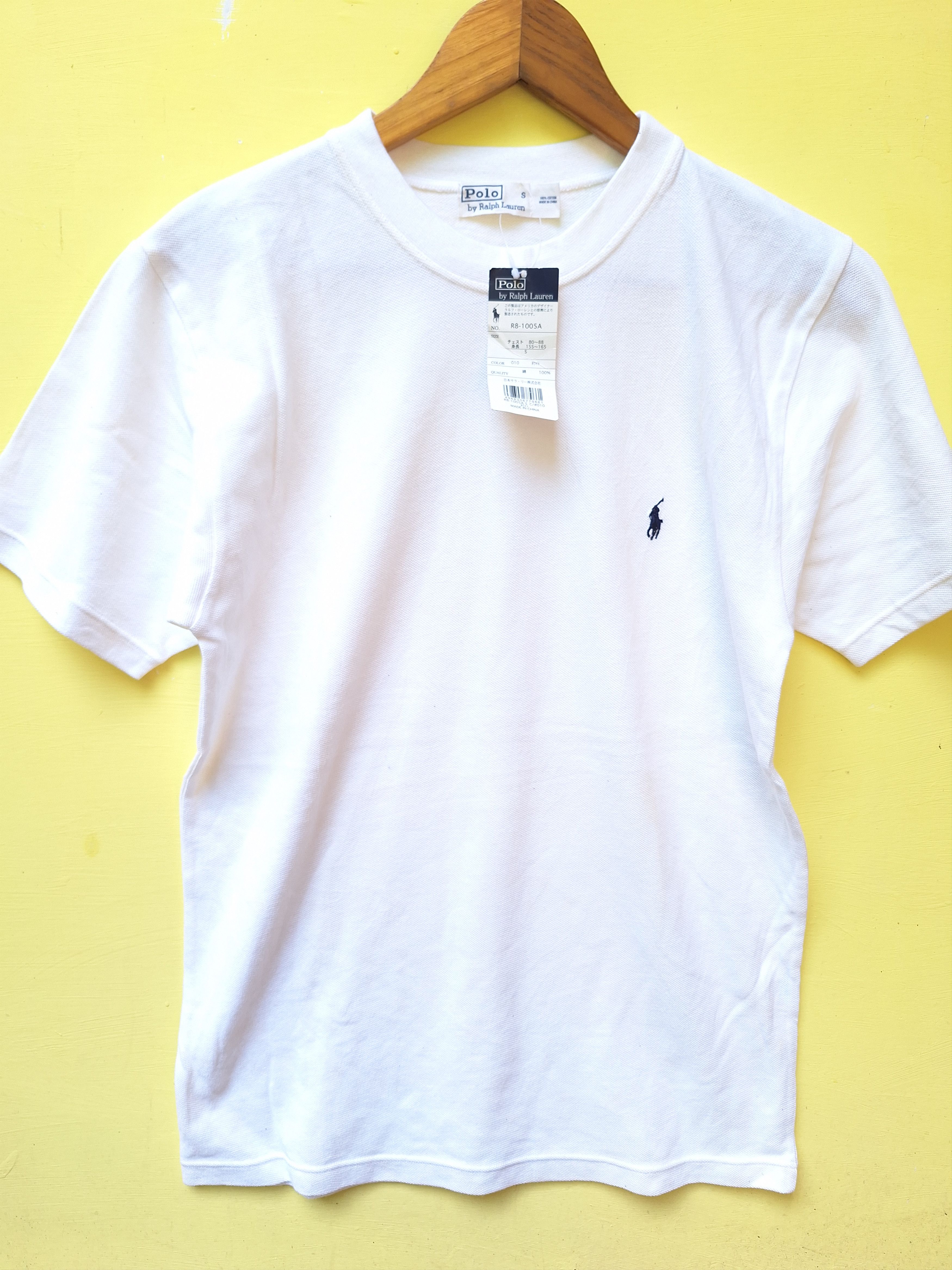 Polo Ralph Lauren × Vintage Polo Ralph Lauren Roundneck Plain Shirt Size US S / EU 44-46 / 1 - 6 Thumbnail