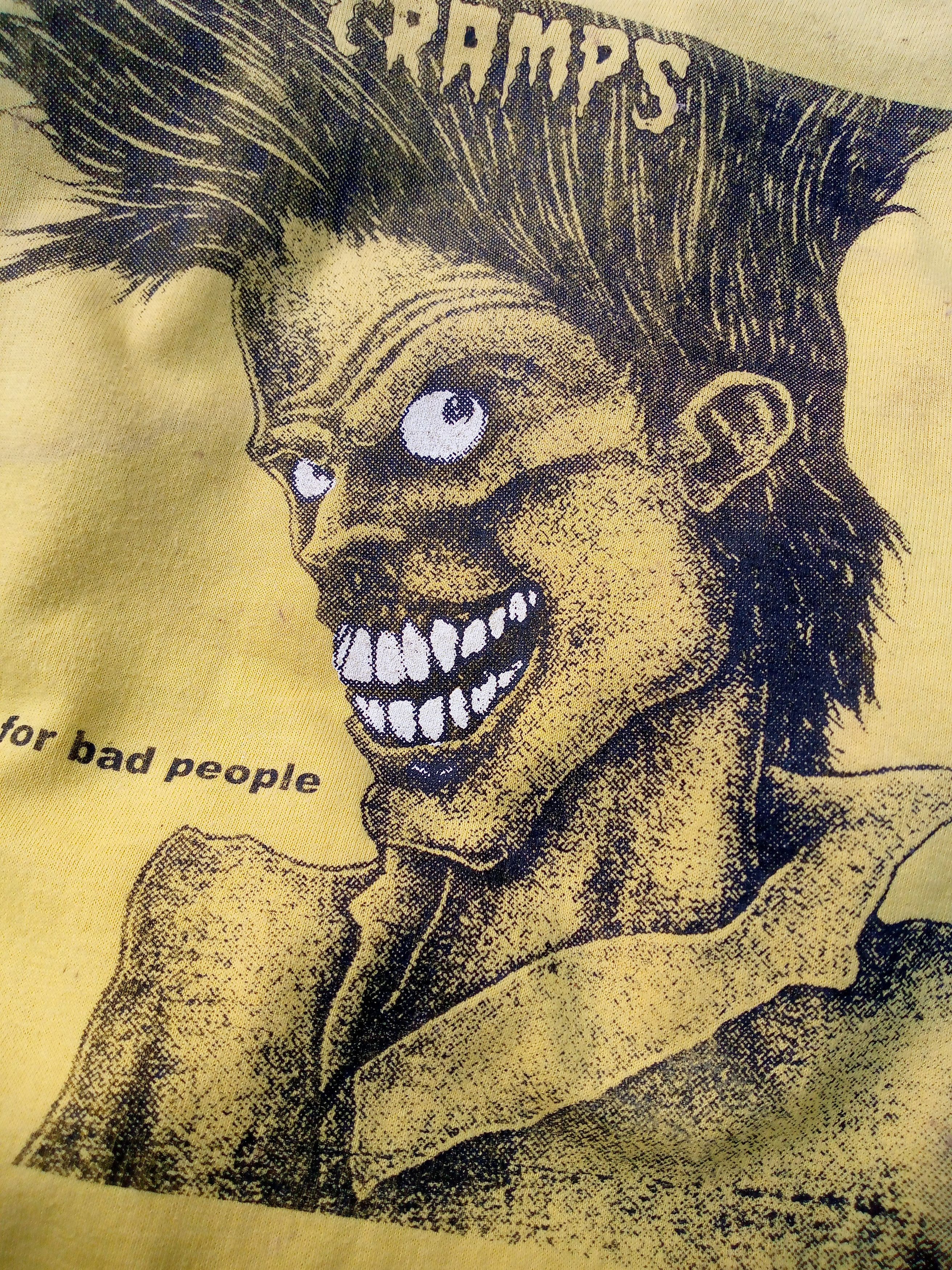 Band Tees Vtg The Cramps (Bad Music for Bad People) Size US M / EU 48-50 / 2 - 2 Thumbnail