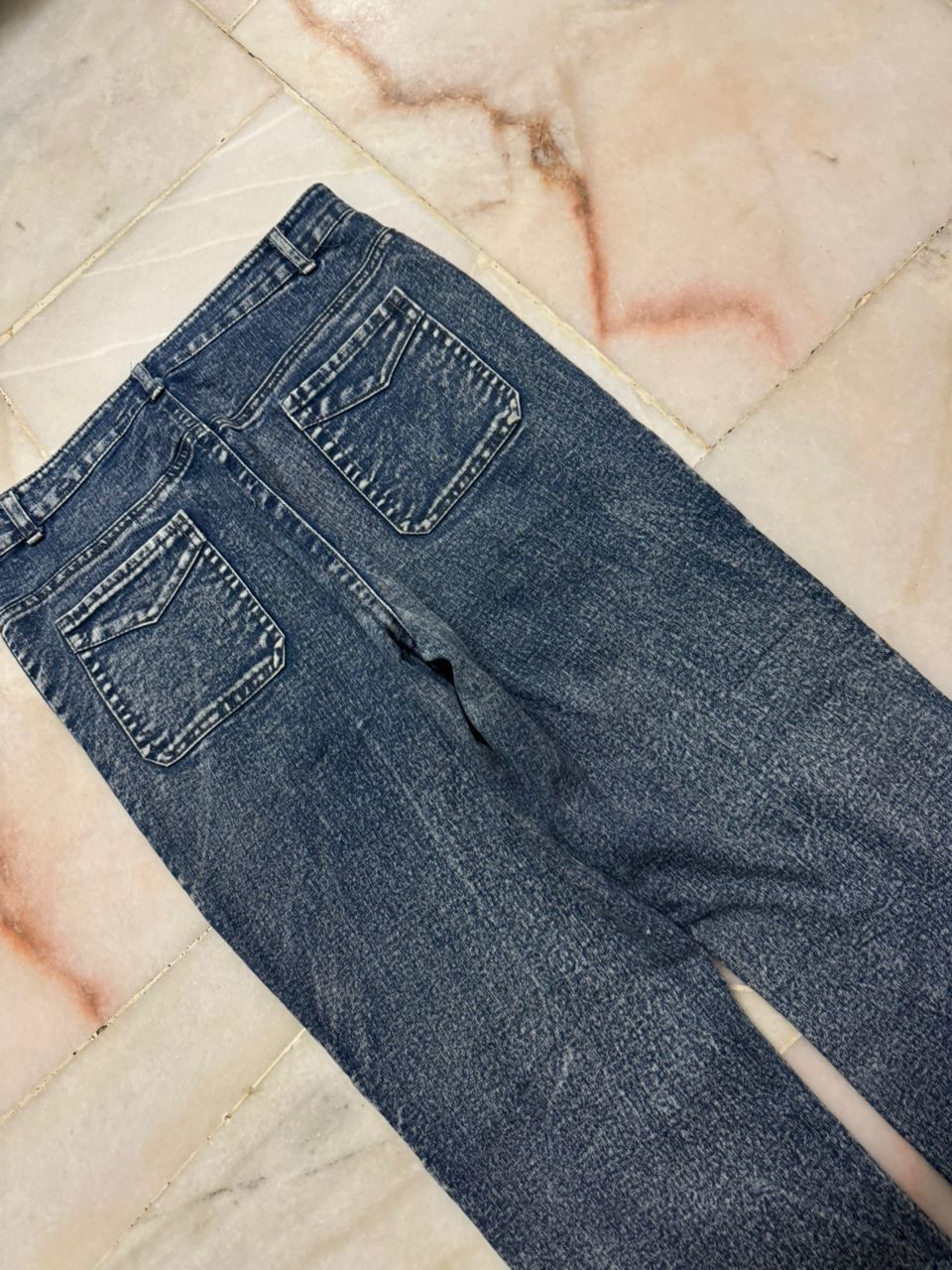 Tornado Mart 💥Bell Bottom💥Vintage Japanede Flared Washed Punk Jeans Size US 27 - 14 Thumbnail