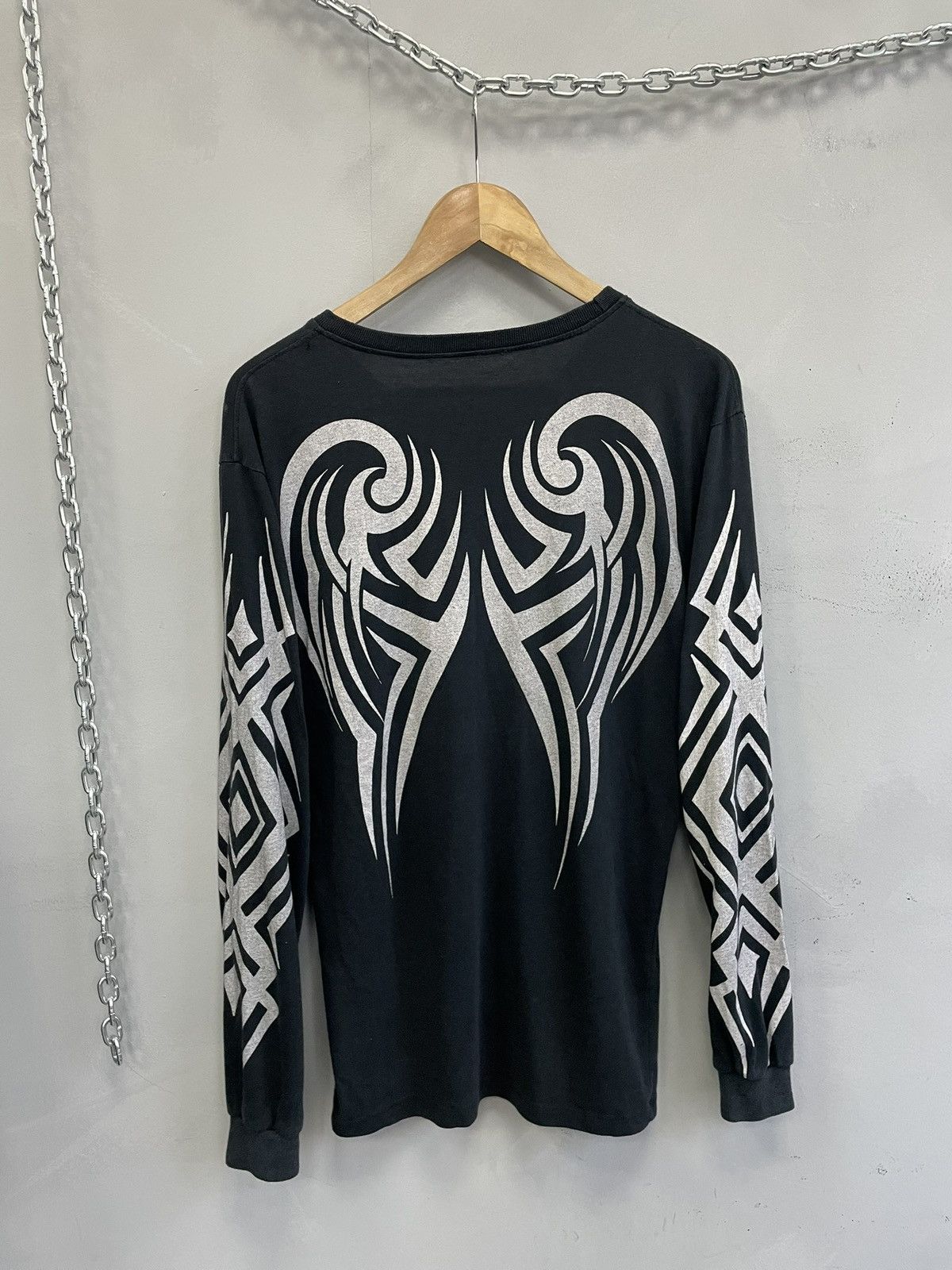 Hysteric Glamour Tribal graphic long sleeve black goth Y2K hysteric glamour Size US M / EU 48-50 / 2 - 5 Thumbnail