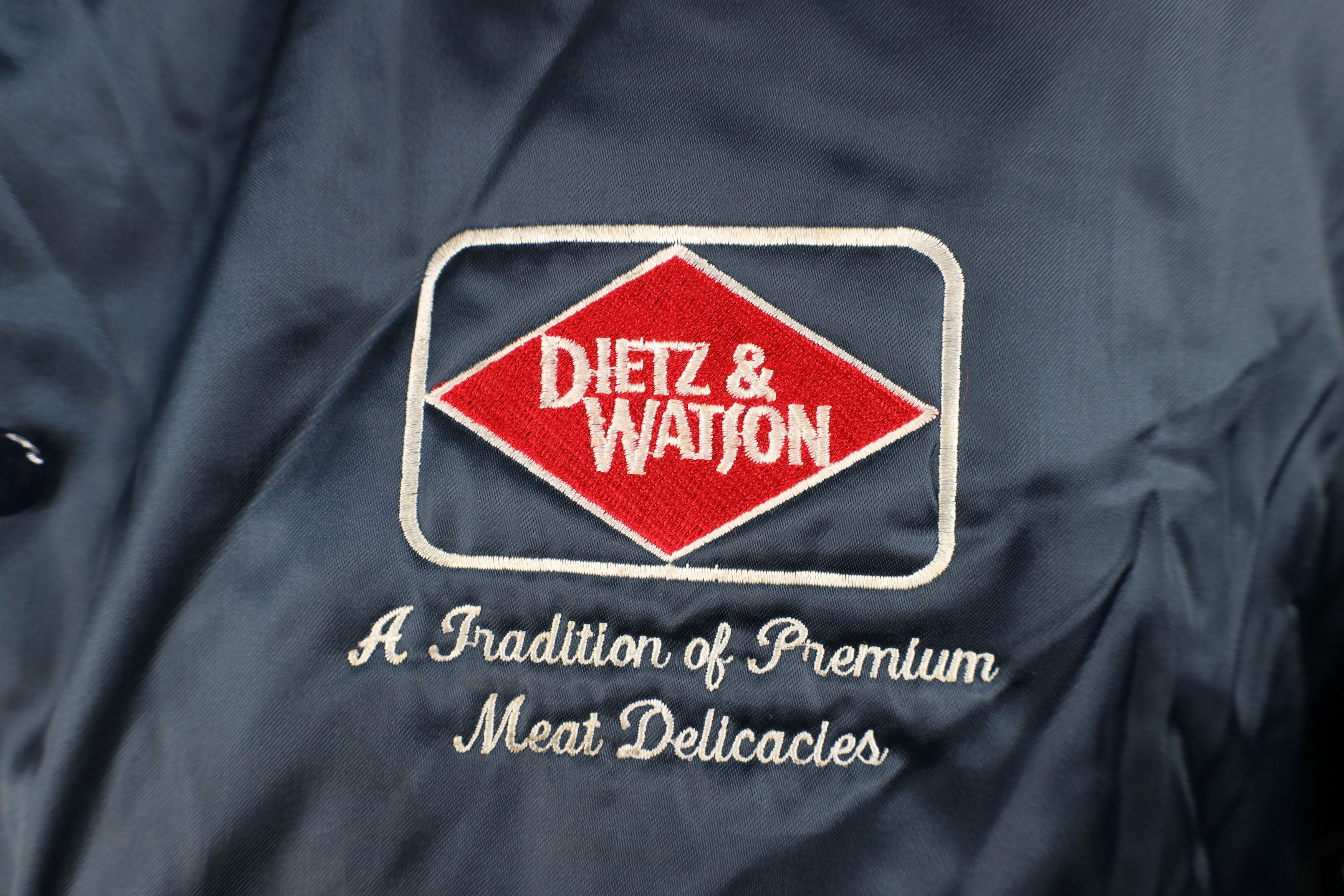 Vintage Vintage 80s 90s Watson Meats Quilted Satin Bomber Jacket USA Size US XXL / EU 58 / 5 - 4 Thumbnail