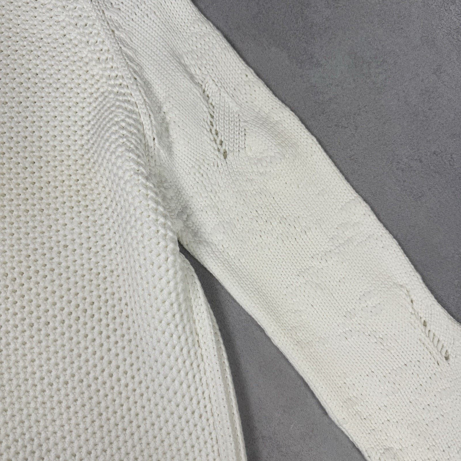 Ann Demeulemeester Ann Demeulemeester Men White Sweater Size S Oversized Size US S / EU 44-46 / 1 - 6 Thumbnail