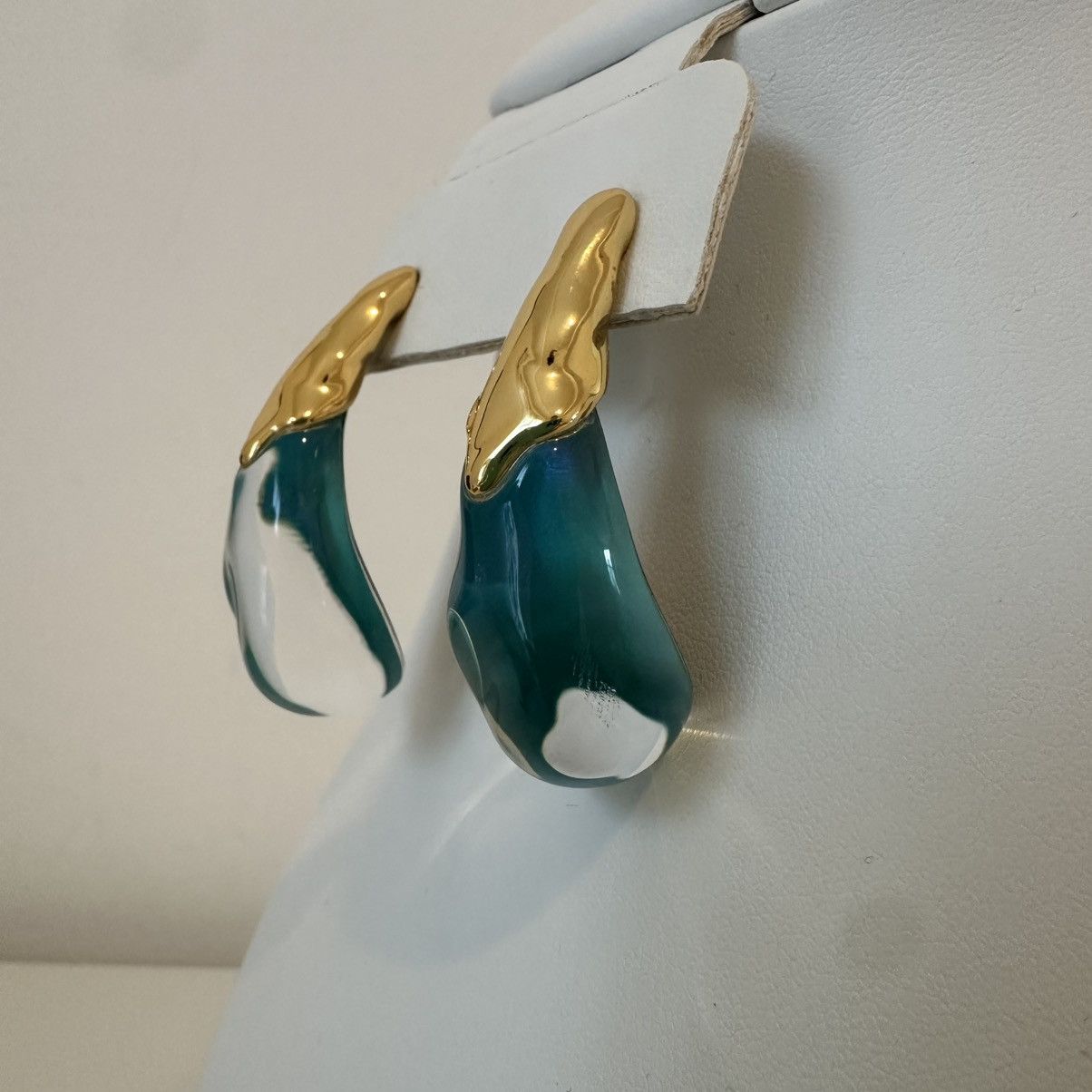 Alexis Bittar Alexis Bittar Liquid Lucite Arched Large Drop Earrings Size ONE SIZE - 7 Thumbnail