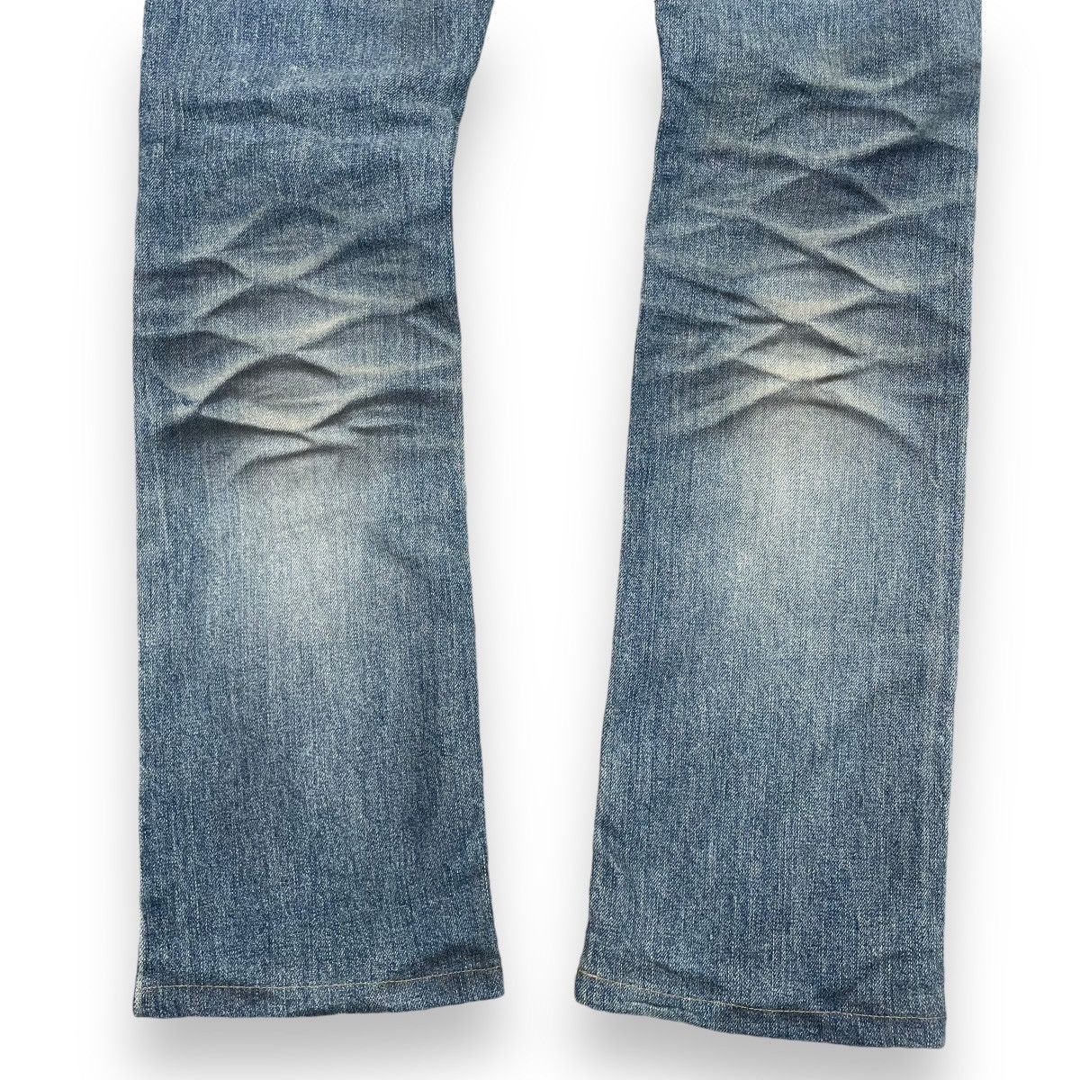 Tornado Mart 🇯🇵 VINTAGE TORNADO MART JAPAN WASHED FLARE DENIM PANTS Size US 34 / EU 50 - 8 Thumbnail