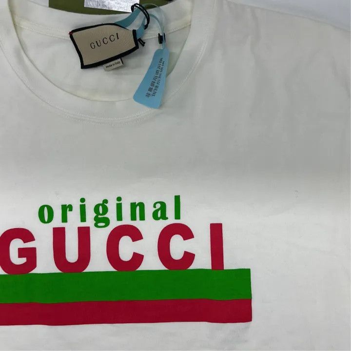 Gucci Gucci Gucci Original Logo Short Sleeve T-Shirt -2506 Size US M / EU 48-50 / 2 - 7 Thumbnail