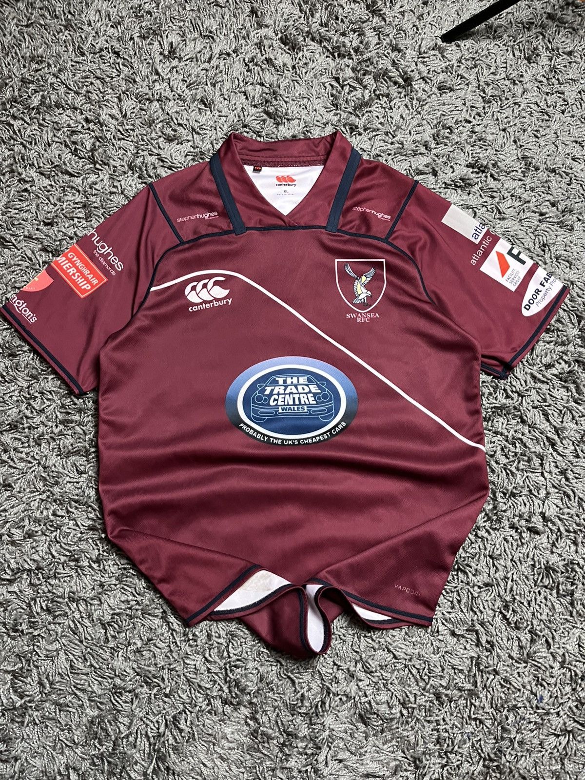 Canterbury of New Zealand Canterbury Swansea RFC #7 Rugby Jersey XL Size US XL / EU 56 / 4 - 2 Thumbnail
