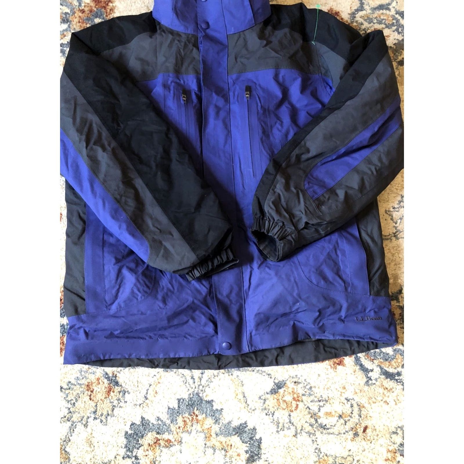 Vintage VINTAGE L.L. Bean Jacket Mens L Blue Ski 3-in-1 Full Zip Mid-Length Nylon Water Resistant Wind-Resistant Pockets Zipped Pockets Removable Lining Size US L / EU 52-54 / 3 - 5 Thumbnail