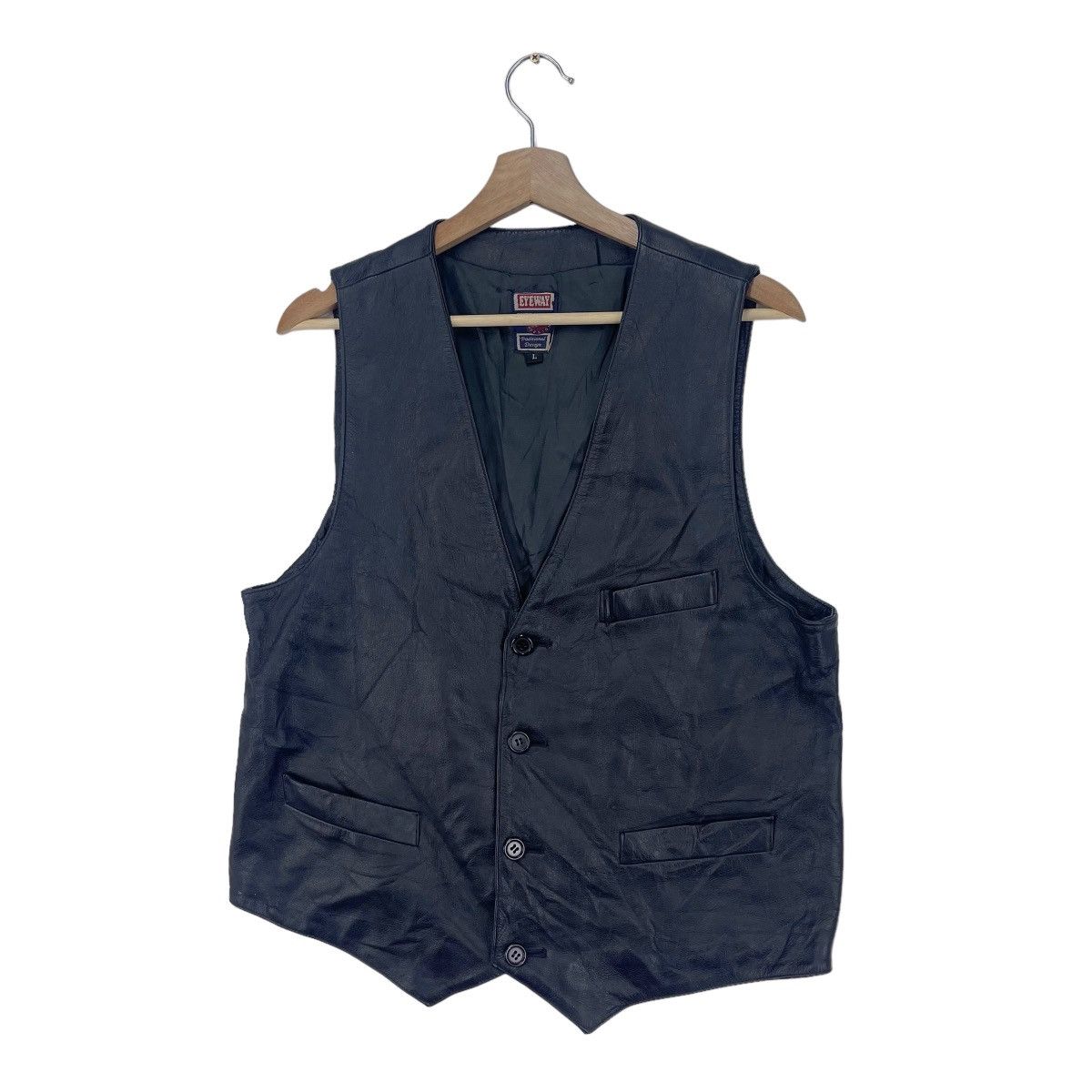 Vintage Vintage EyeWay Vest Leather Size US M / EU 48-50 / 2 - 3 Thumbnail