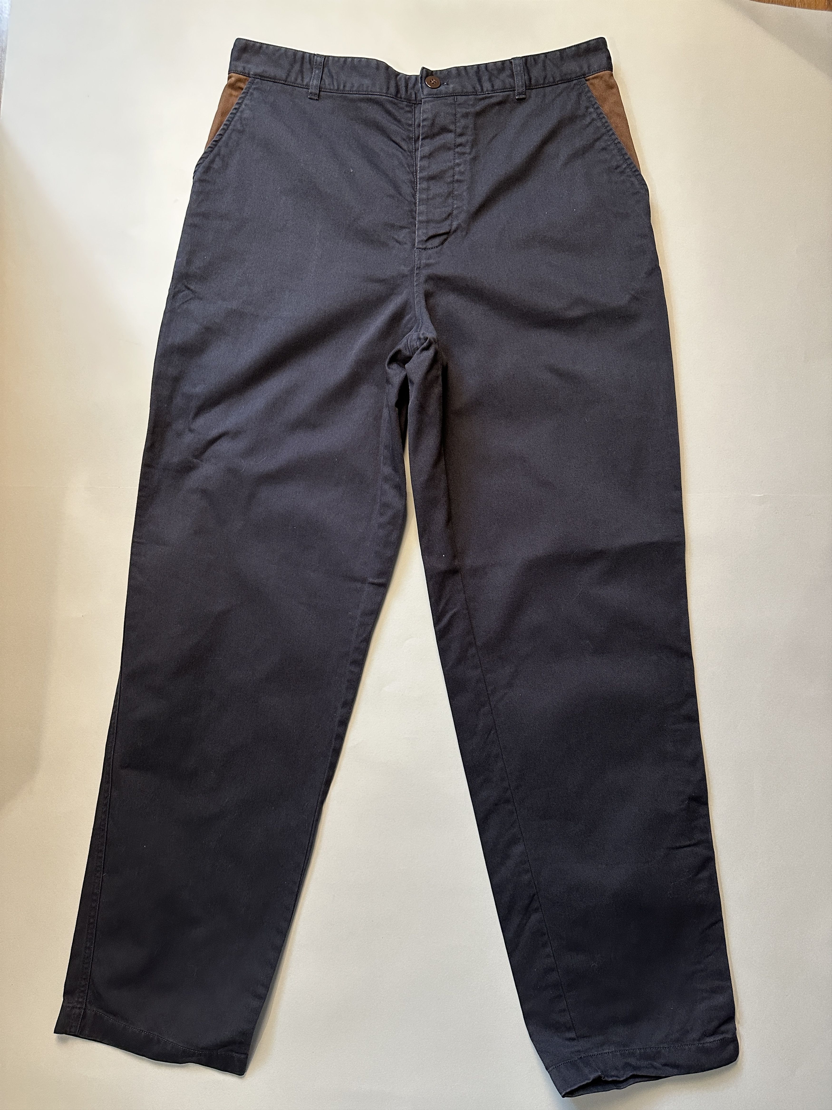 Acne Studios Acne Studios Workwear trousers Navy/Dark brown Size US 34 / EU 50 - 4 Thumbnail
