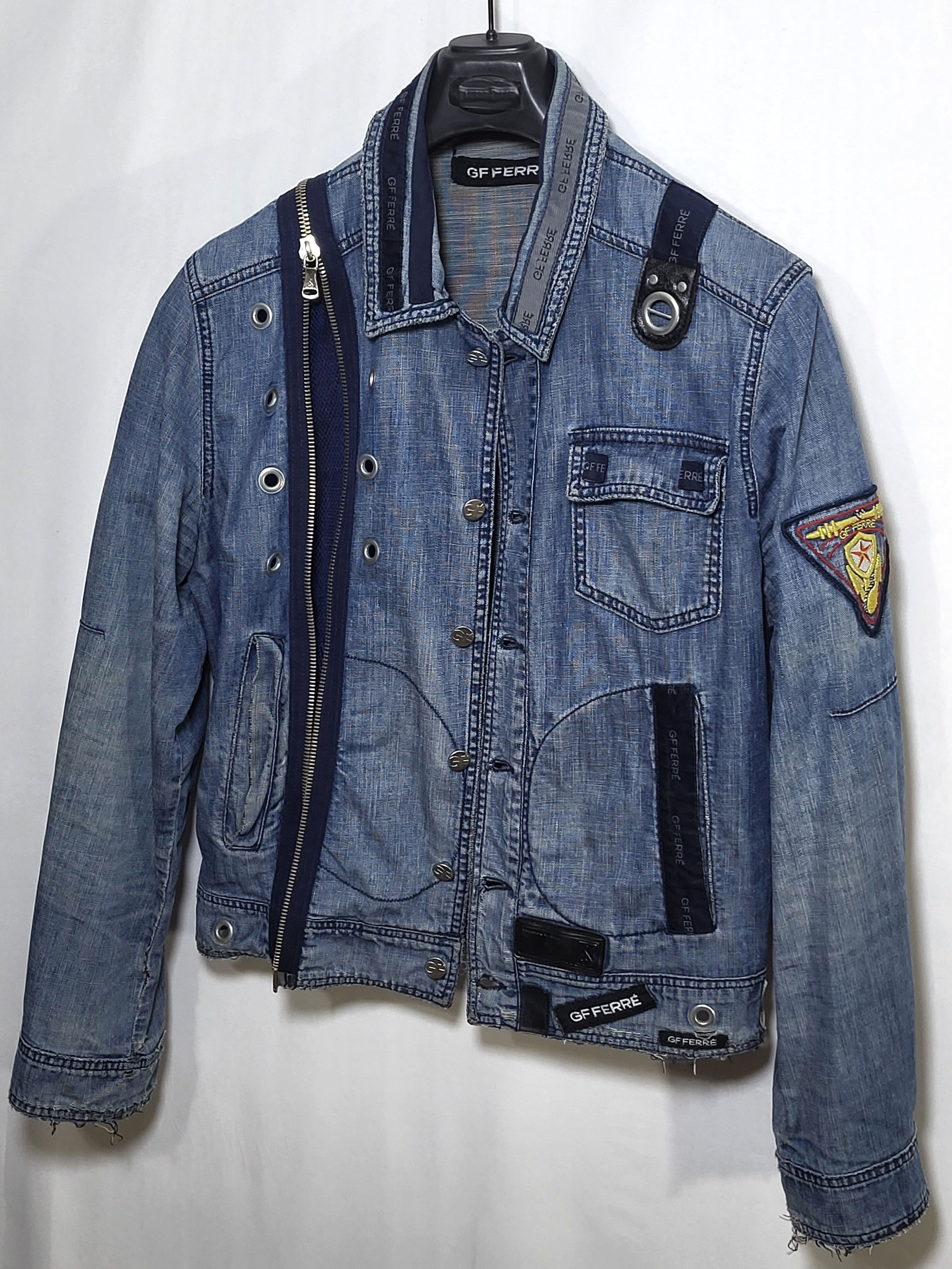 GF Ferre Vintage GF Ferre Denim Jacket. Size US XXL / EU 58 / 5 - 3 Thumbnail