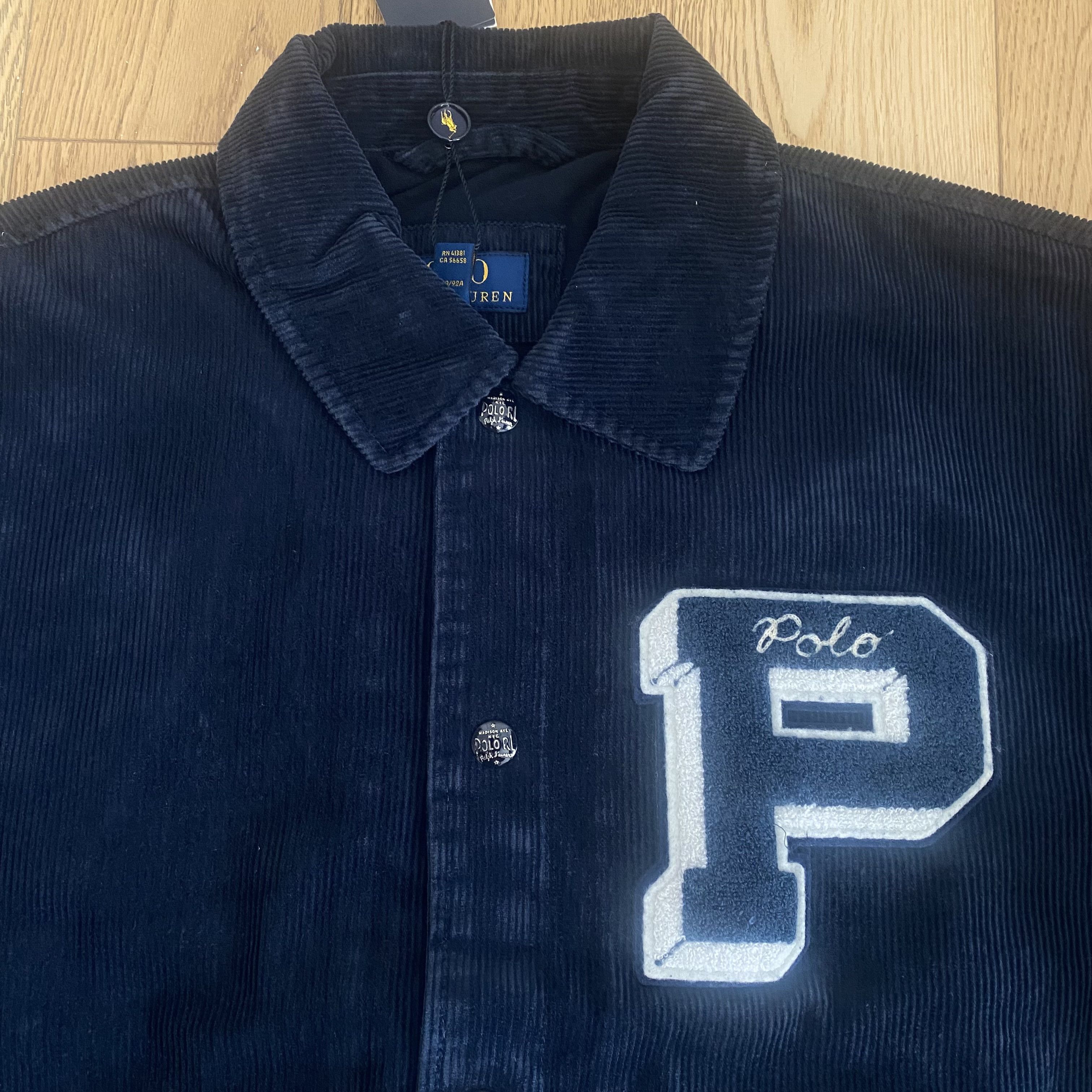 Polo Ralph Lauren Polo Ralph Lauren Corduroy Bomber Varsity Jacket Coat Patch Size US S / EU 44-46 / 1 - 4 Thumbnail