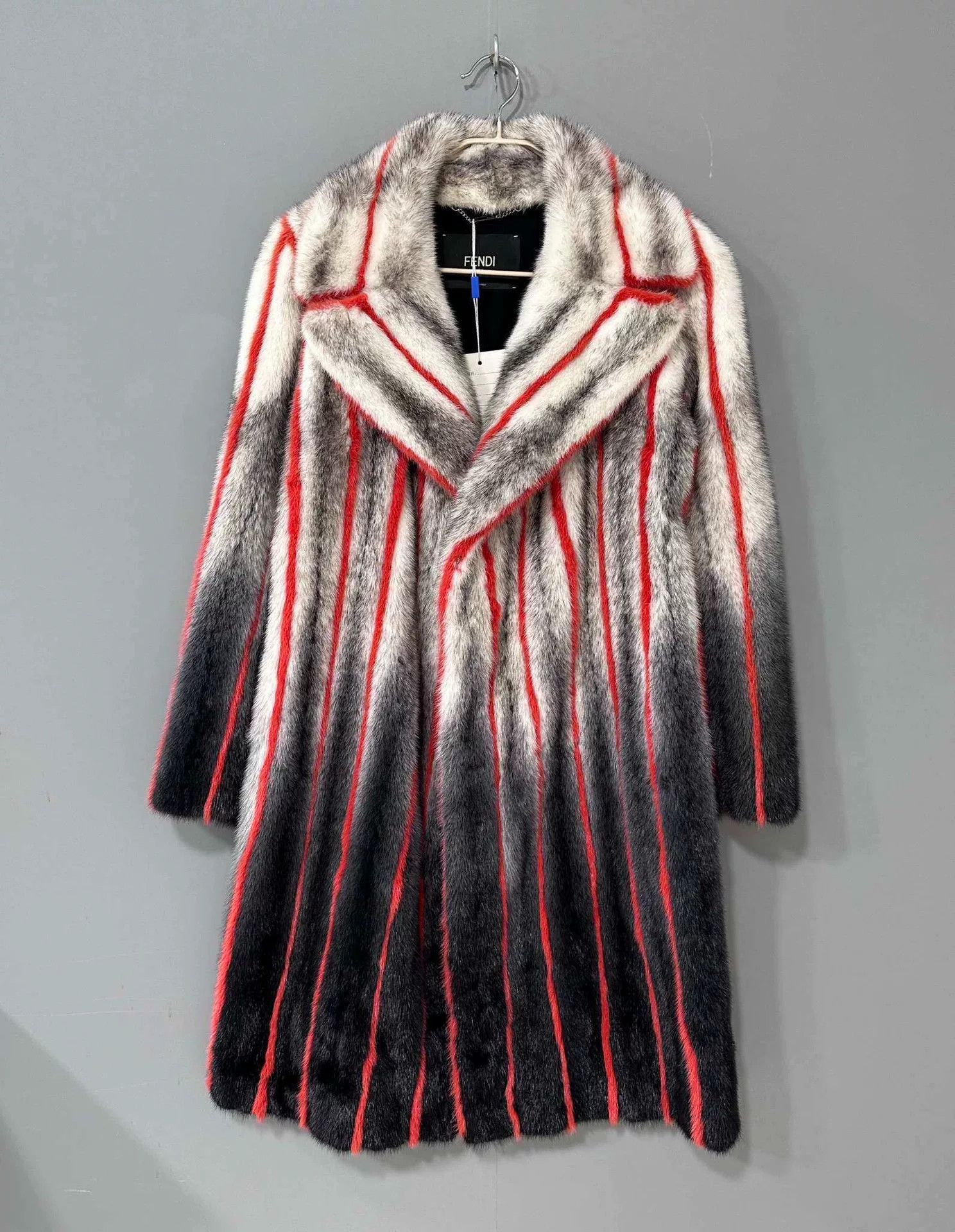 Fendi Fendi Gradient Mink Fur Coat Size US XL / EU 56 / 4 - 1 Thumbnail