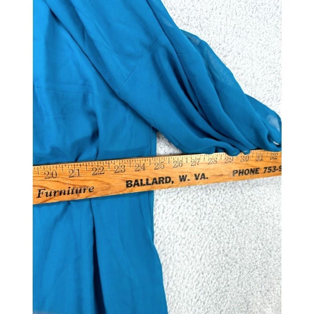 Vintage Lane Bryant Blouse Shirt Womens 18-20 Blue Kimono Sleeve Top Casual Ladies NEW Size XXL / US 16-18 / IT 52-54 - 7 Thumbnail