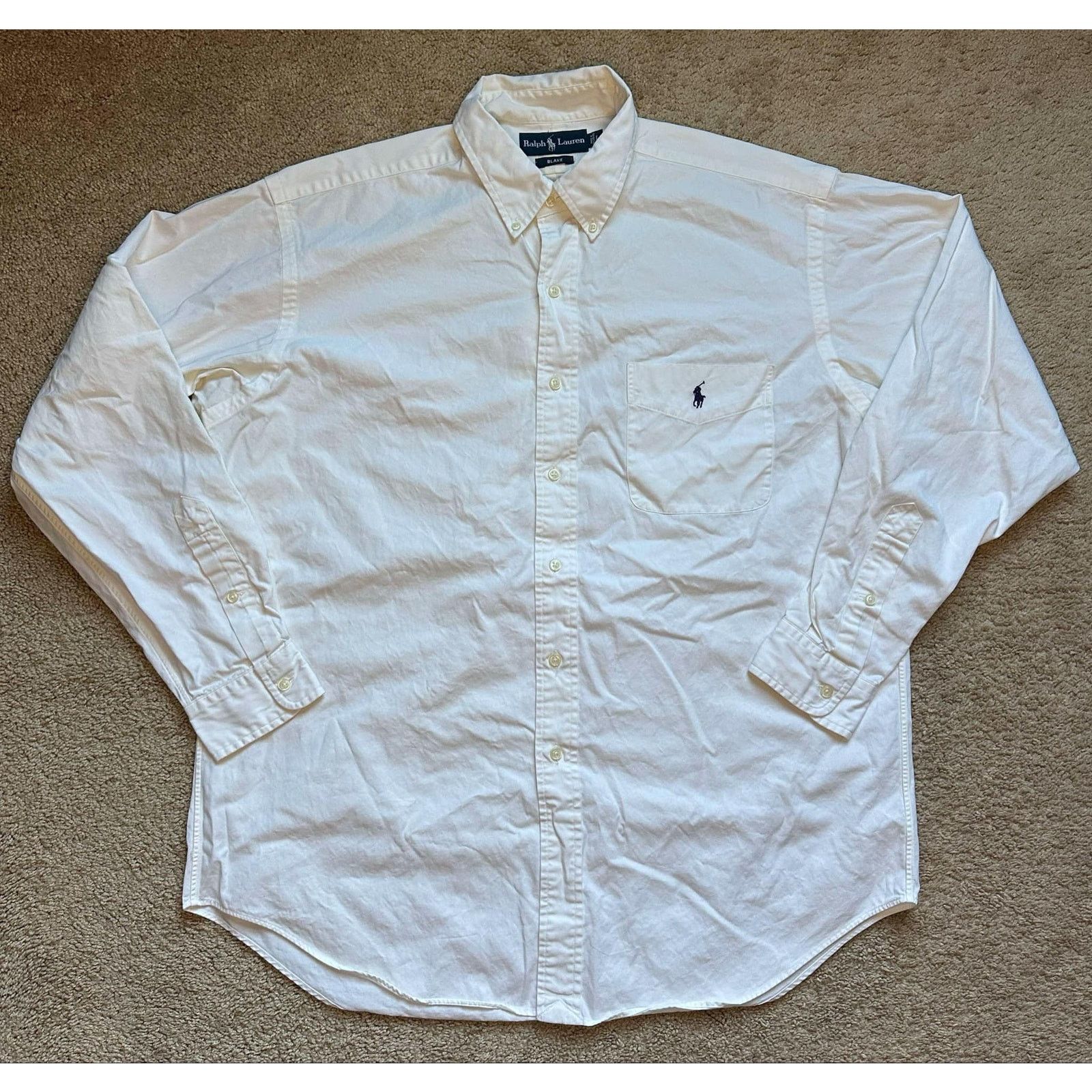Ralph Lauren Ralph Lauren Blake Button-Down Shirt White Large Size US L / EU 52-54 / 3 - 1 Thumbnail