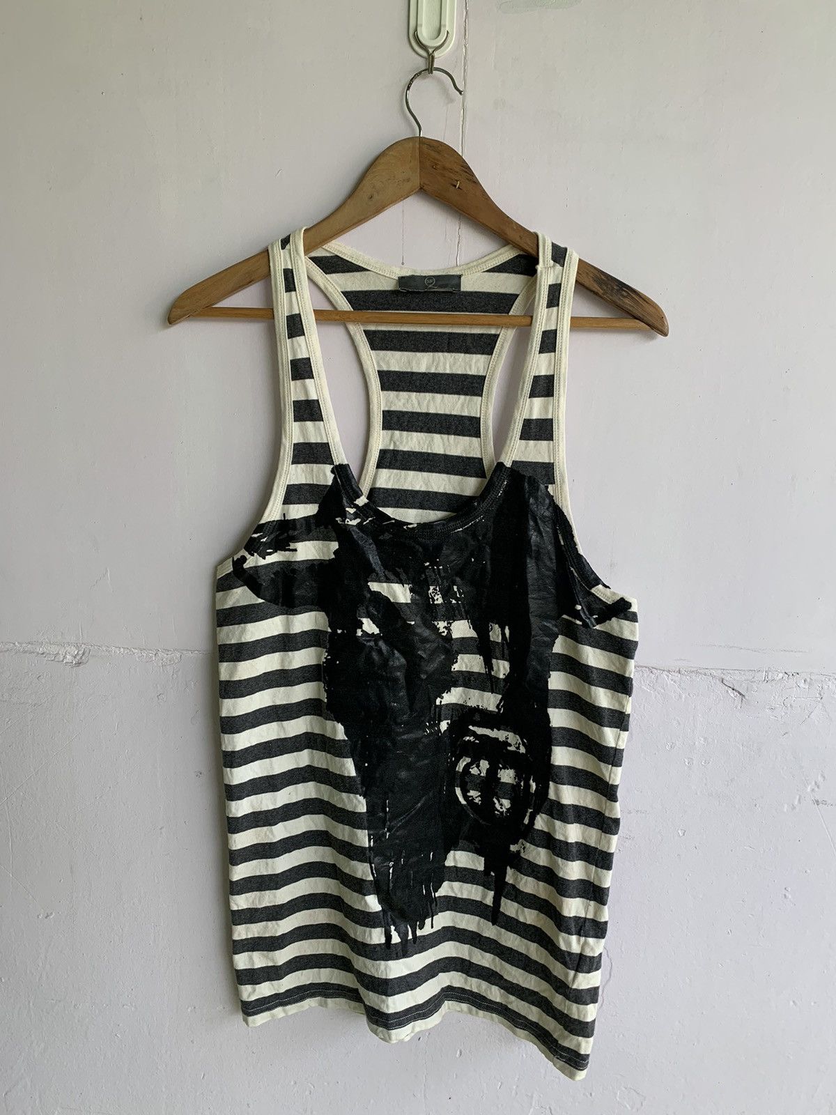 Alexander McQueen McQueen Art Stripe Tank Top Shirt Size M / US 6-8 / IT 42-44 - 1 Thumbnail