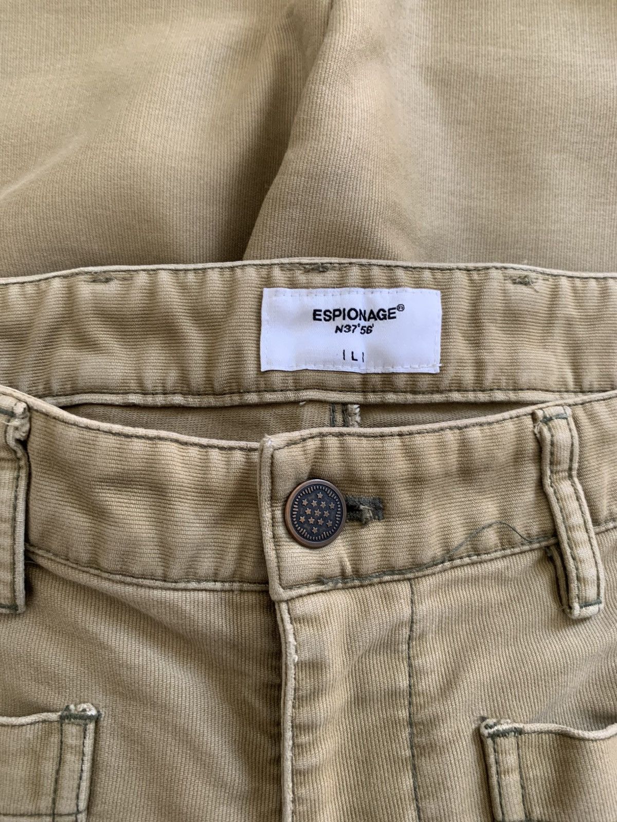 Japanese Brand Espionage Military 13 Star Button Canvas Trousers Size US 32 / EU 48 - 4 Thumbnail