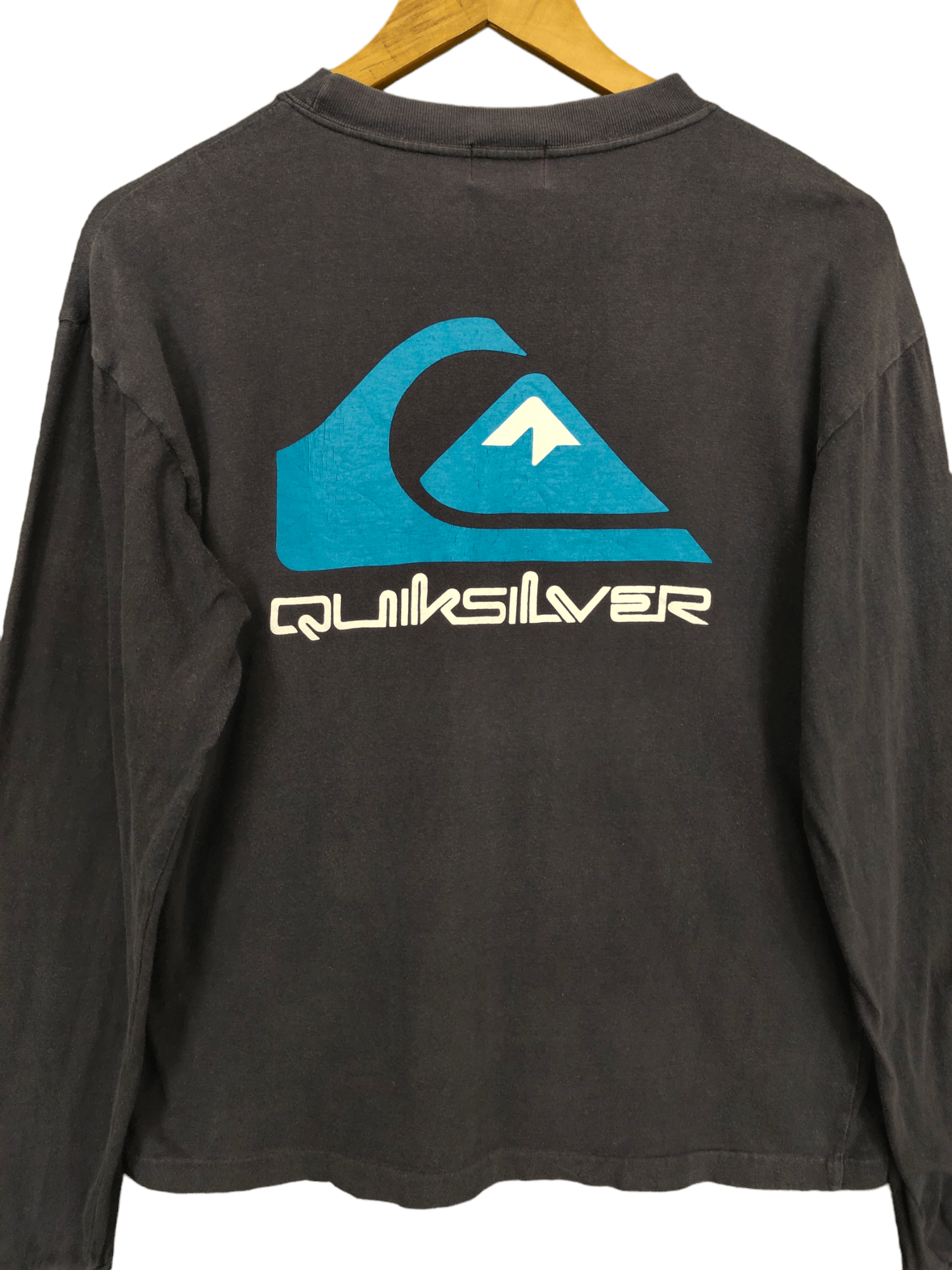 Quiksilver Vintage 90s Quiksilver Big Logo Longsleeve T Shirt Size US M / EU 48-50 / 2 - 2 Thumbnail