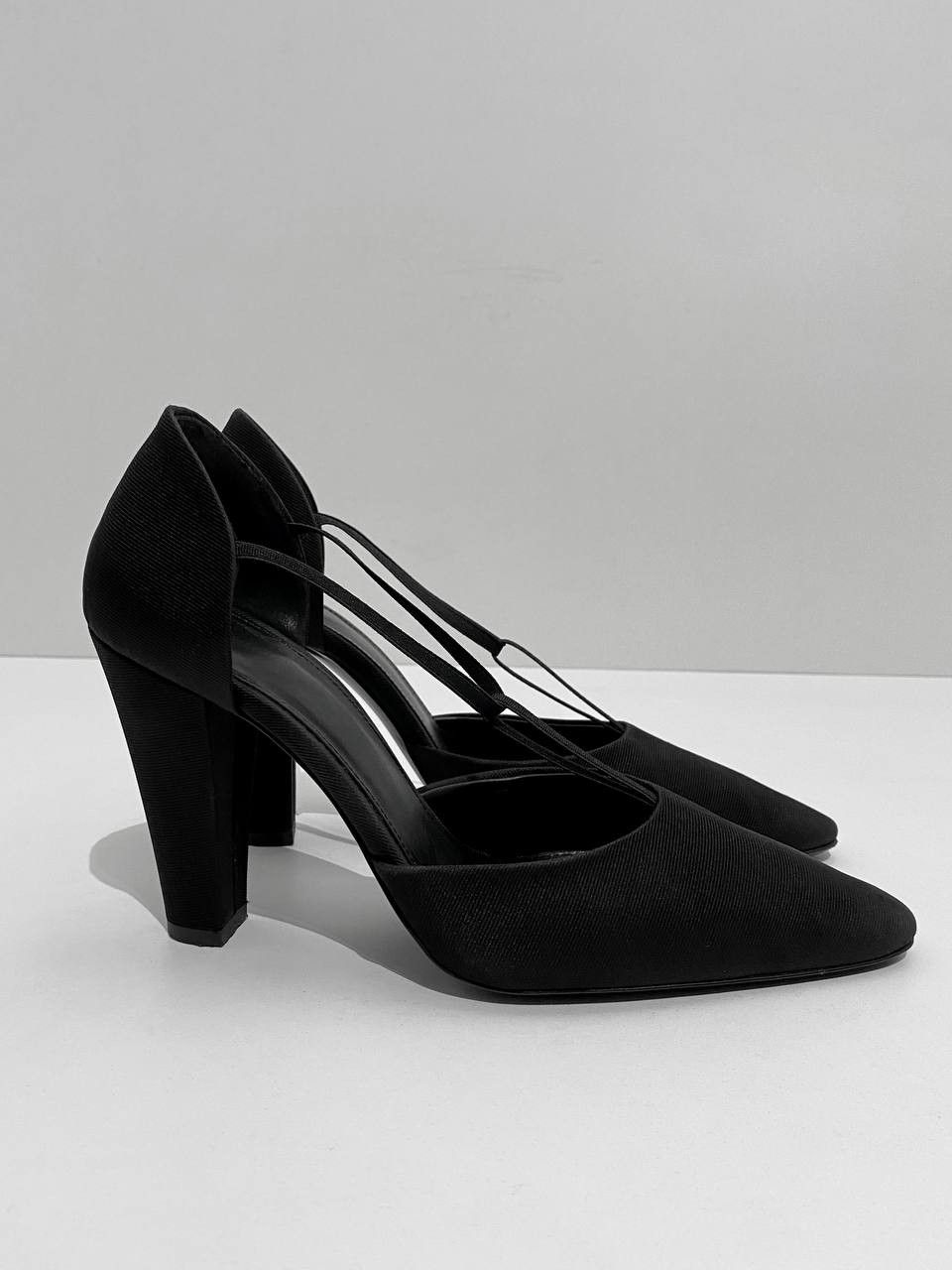 Toteme TOTEME Totême Canvas T Strap Pumps Point Toe Heels Size US 8 / IT 38 - 5 Thumbnail