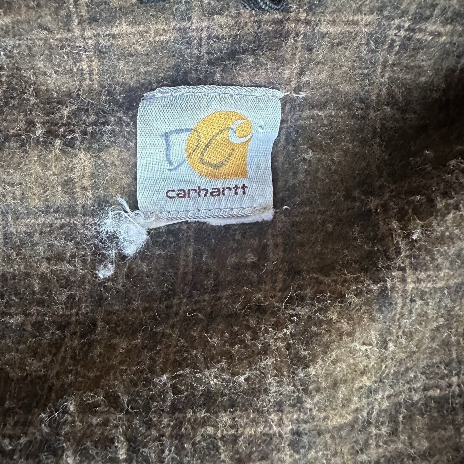 Carhartt × Vintage Vintage Carhartt Faded Brown Blanket Lined Detroit Jacket Size US XXL / EU 58 / 5 - 6 Thumbnail