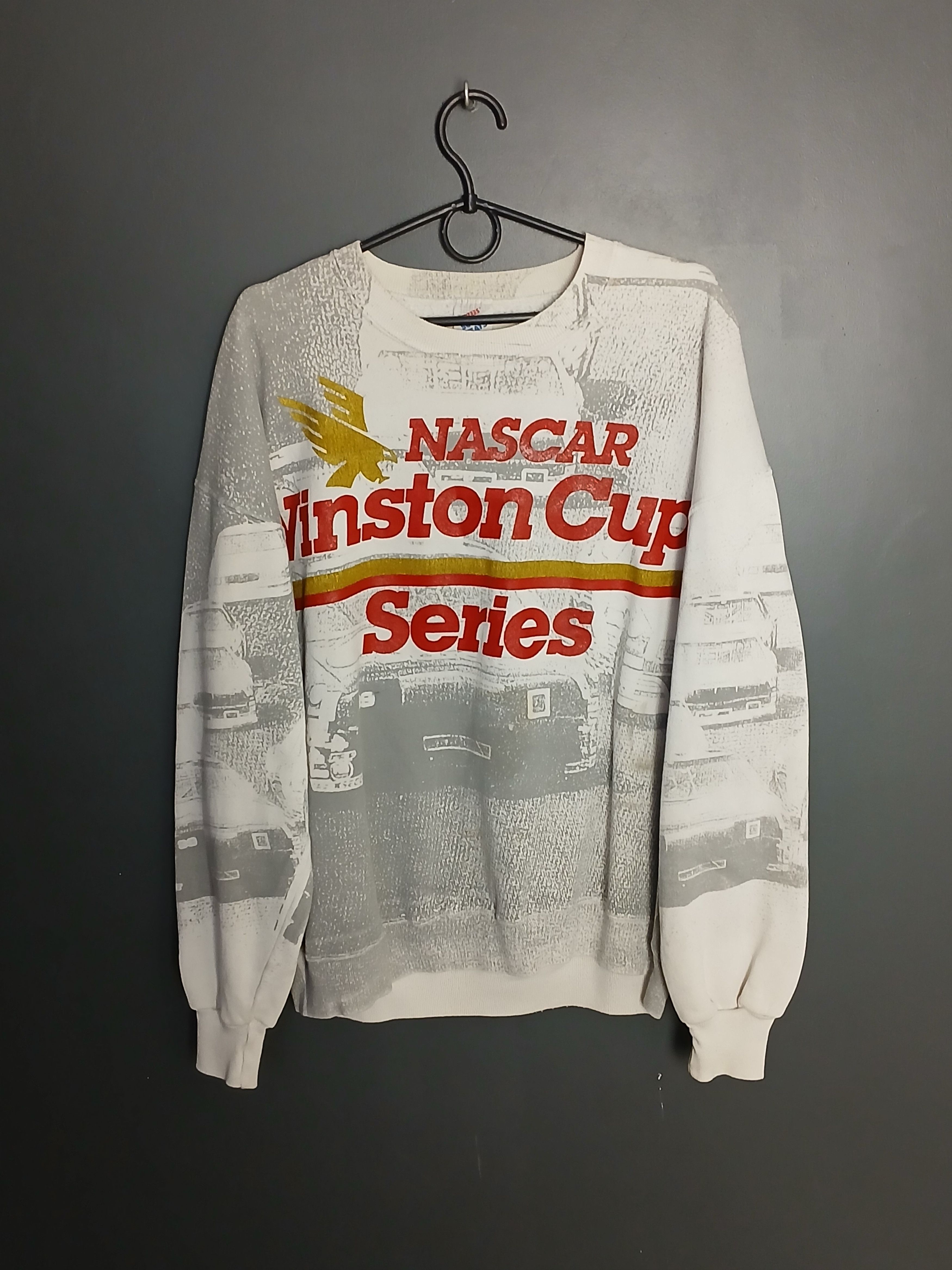 NASCAR × Vintage Vintage Nascar Winston Cup Series Racing Sweatshirt Size US XL / EU 56 / 4 - 1 Thumbnail