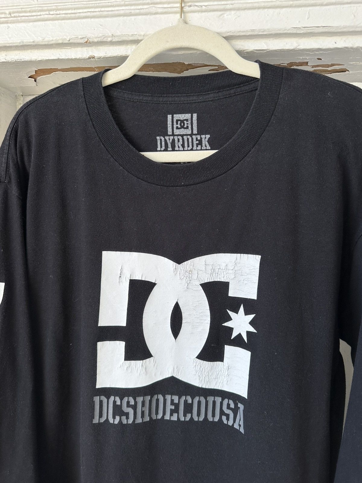 DC Vintage DC Shoes USA Printed Black Long Sleeve Size US L / EU 52-54 / 3 - 3 Thumbnail