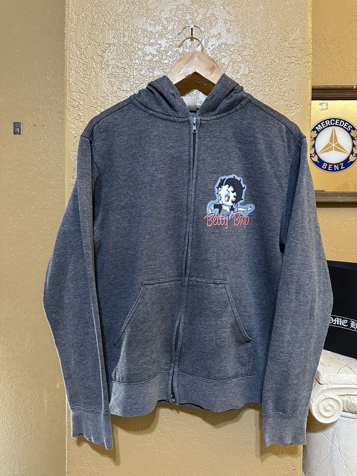 Cartoon Network × Vintage Y2K Betty Boop Motorcycle Zip Up Hoodie Men’s Small Size US S / EU 44-46 / 1 - 2 Thumbnail