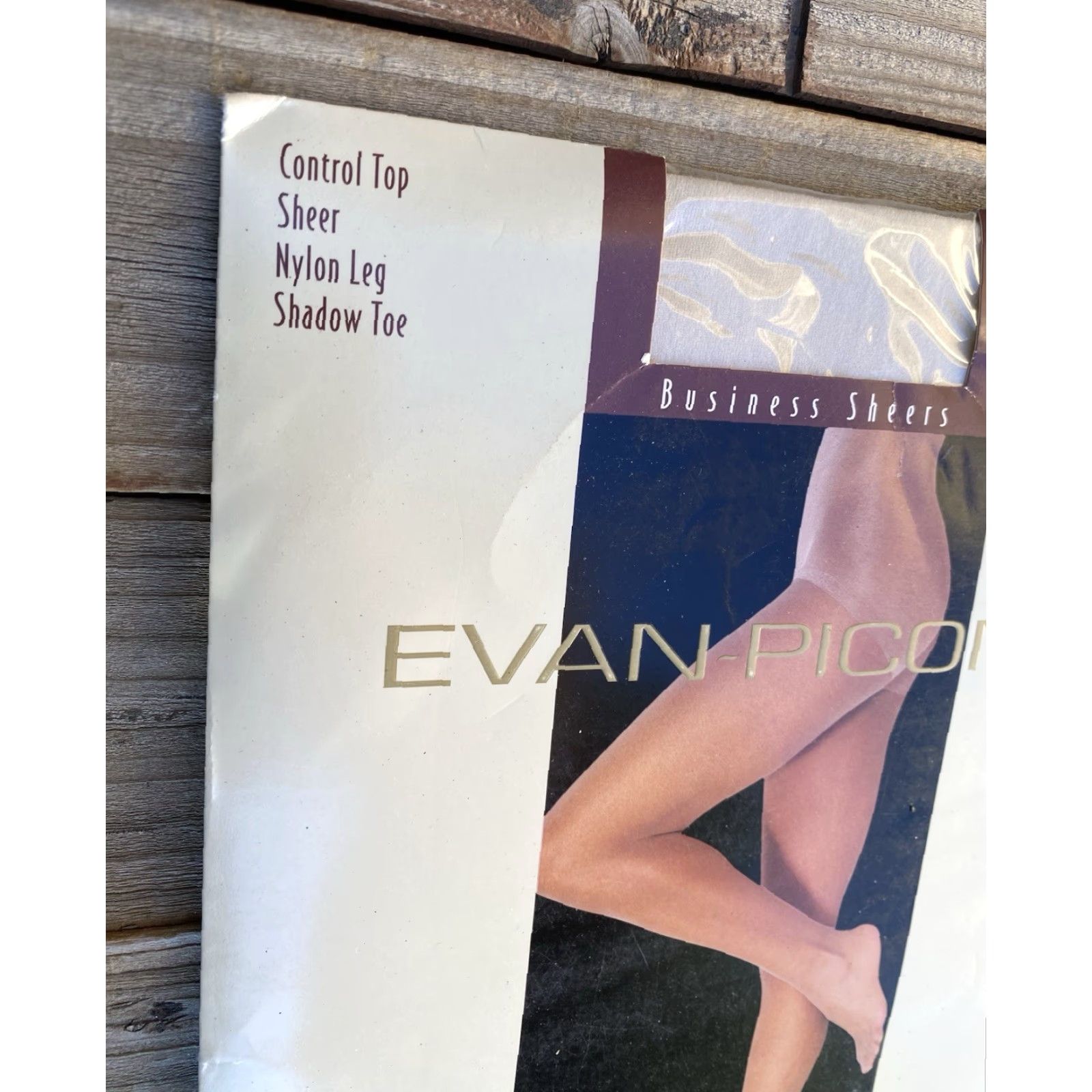 Evan Picone VINTAGE Evan-Picone Business Sheers Pantyhose Shell Size 4 Control Top Nylon Women Size S / US 4 / IT 40 - 3 Thumbnail