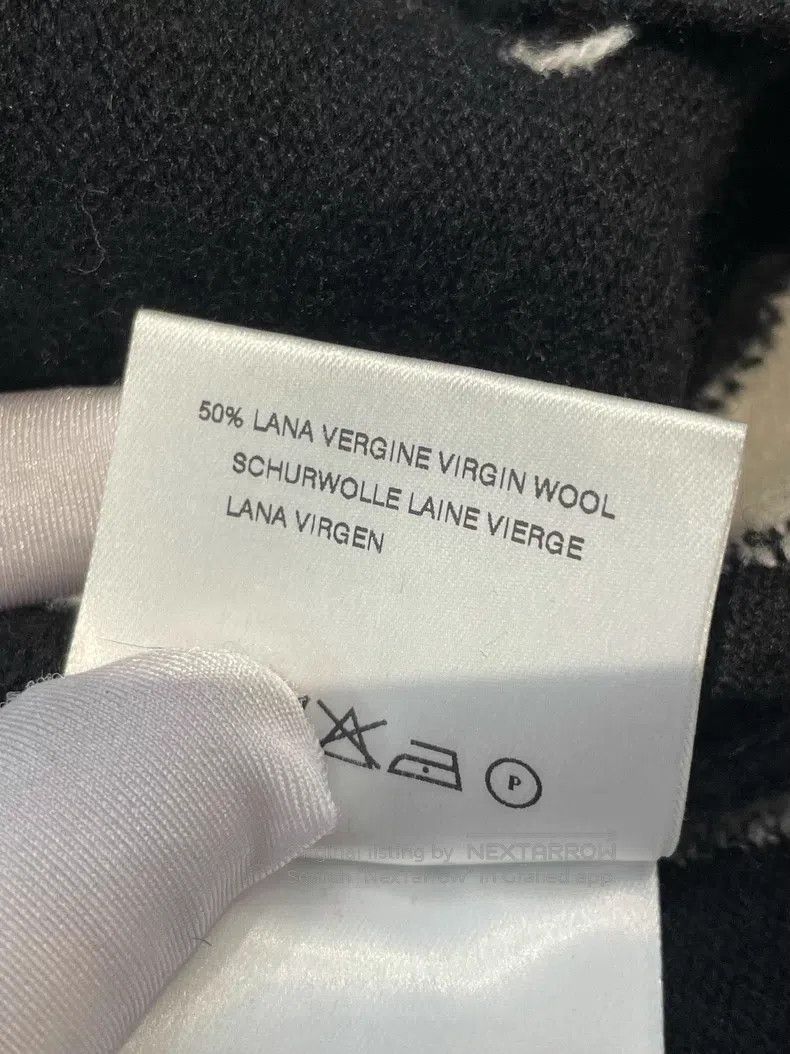 Valentino Valentino Black and white cashmere long-sleeved sweater ca Size L / US 10 / IT 46 - 3 Thumbnail