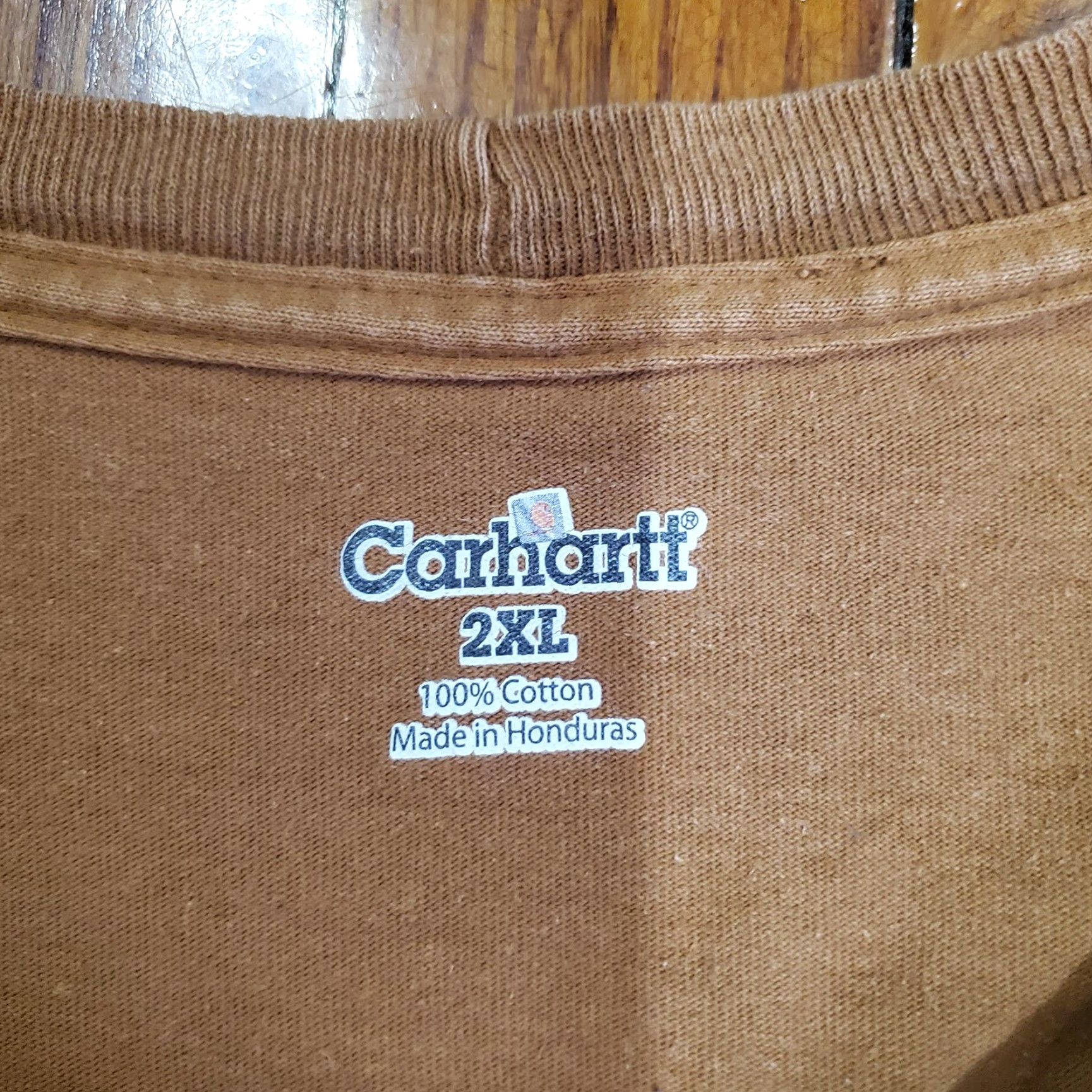 Carhartt Carhartt Shirt Mens 2XL Brown Long Sleeve Workwear Graphic Logo Tee Cotton Size US XXL / EU 58 / 5 - 5 Thumbnail
