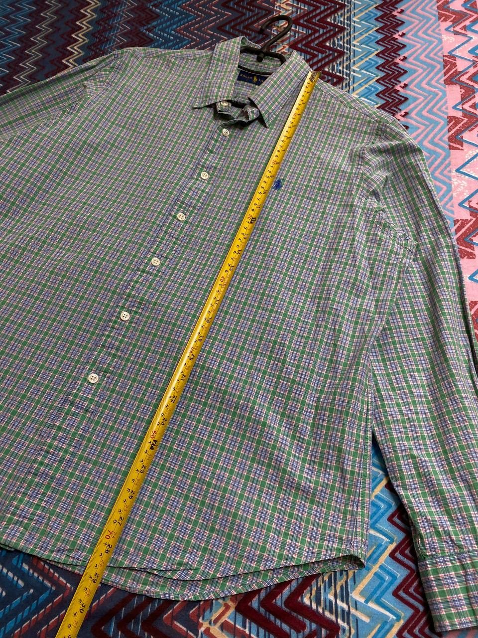 Polo Ralph Lauren × RRL Ralph Lauren Vintage Ralph Lauren Checkered Flannel Shirt Size US XL / EU 56 / 4 - 4 Thumbnail