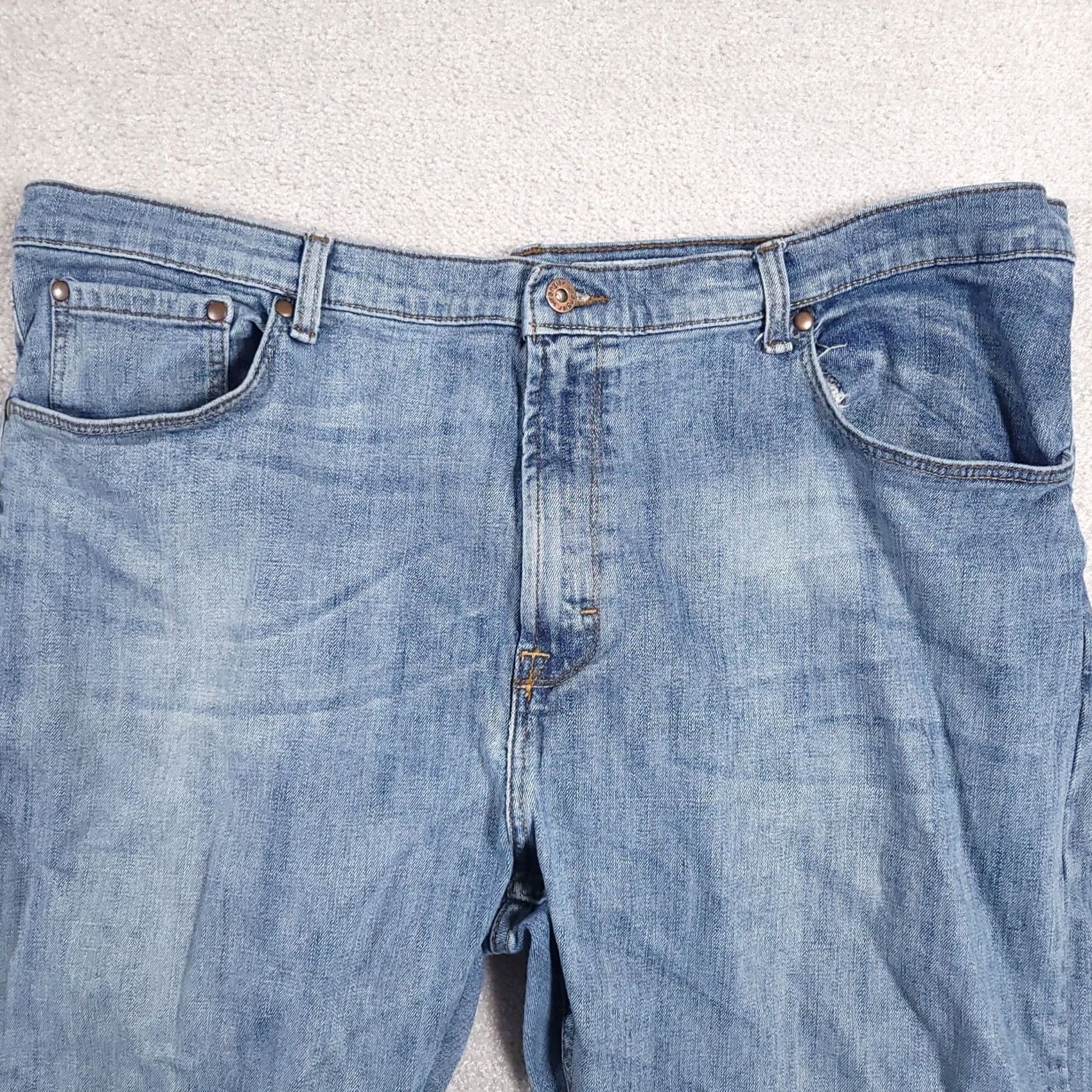 Wrangler Wrangler 5 Star Jeans Mens 42x30 Medium Wash Denim 5 Pocket Classic Straight Size US 42 / EU 58 - 3 Thumbnail